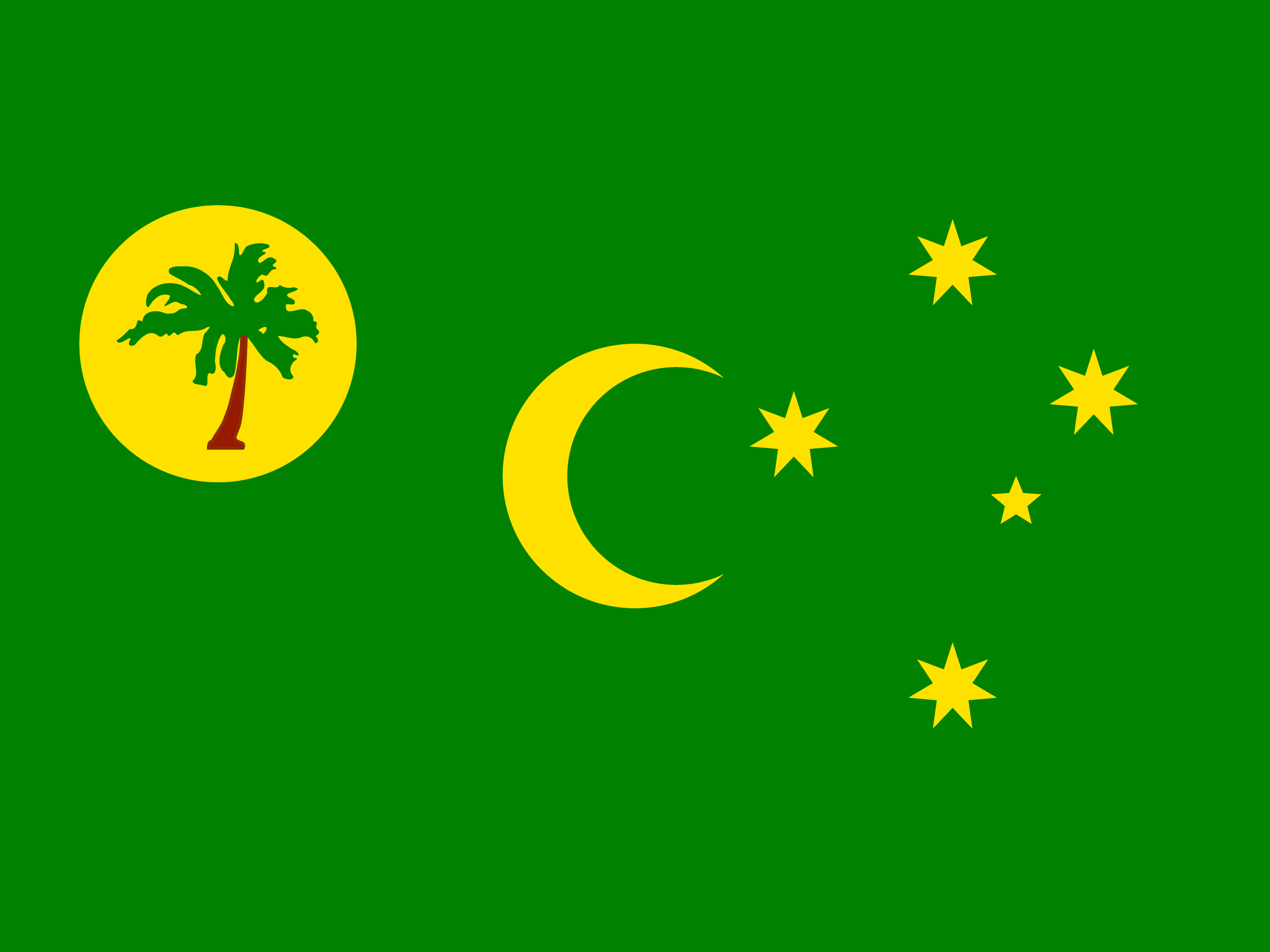 Flagge von Kokosinseln (Keeling)
