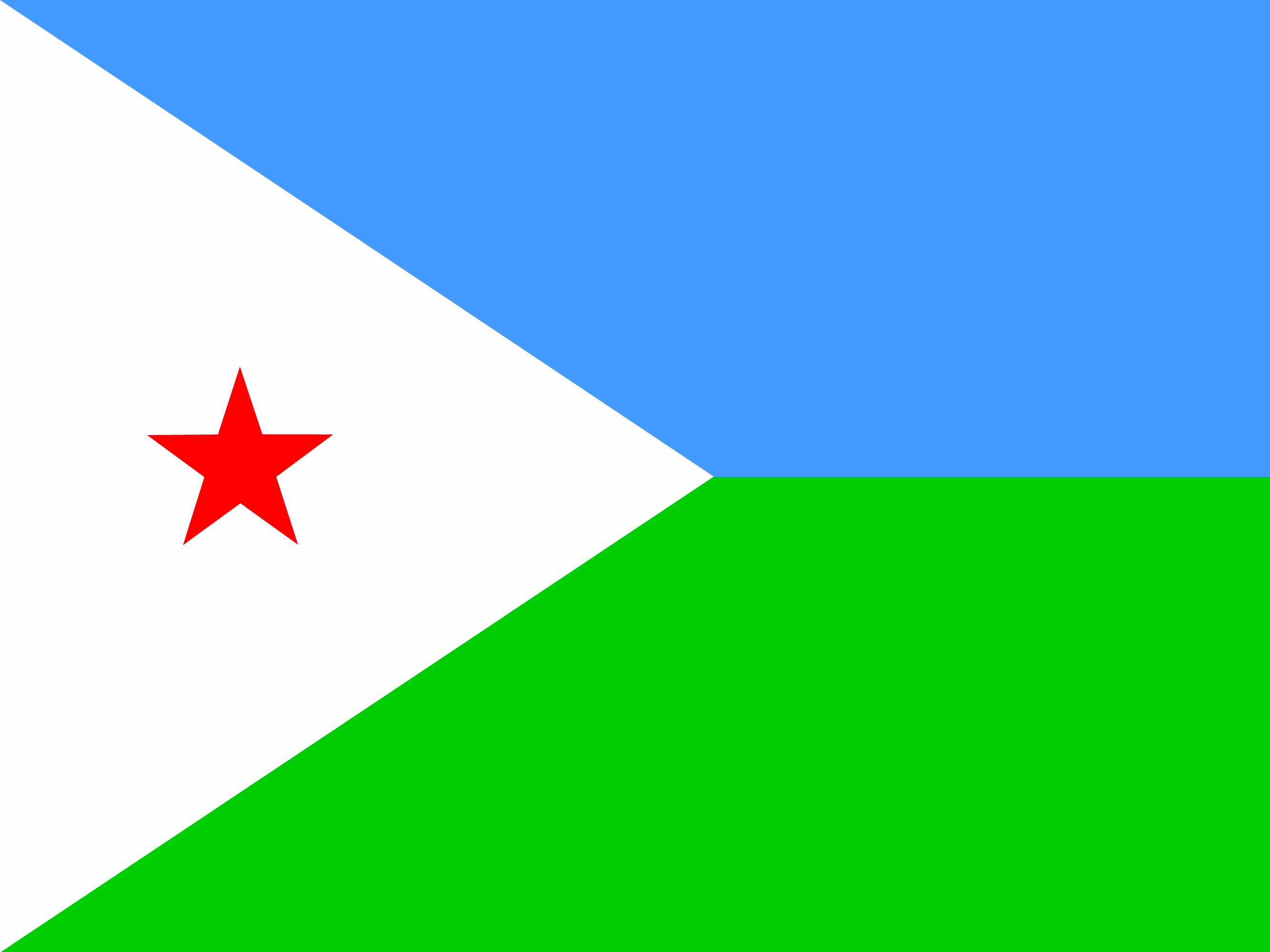 Flagge von Dschibuti