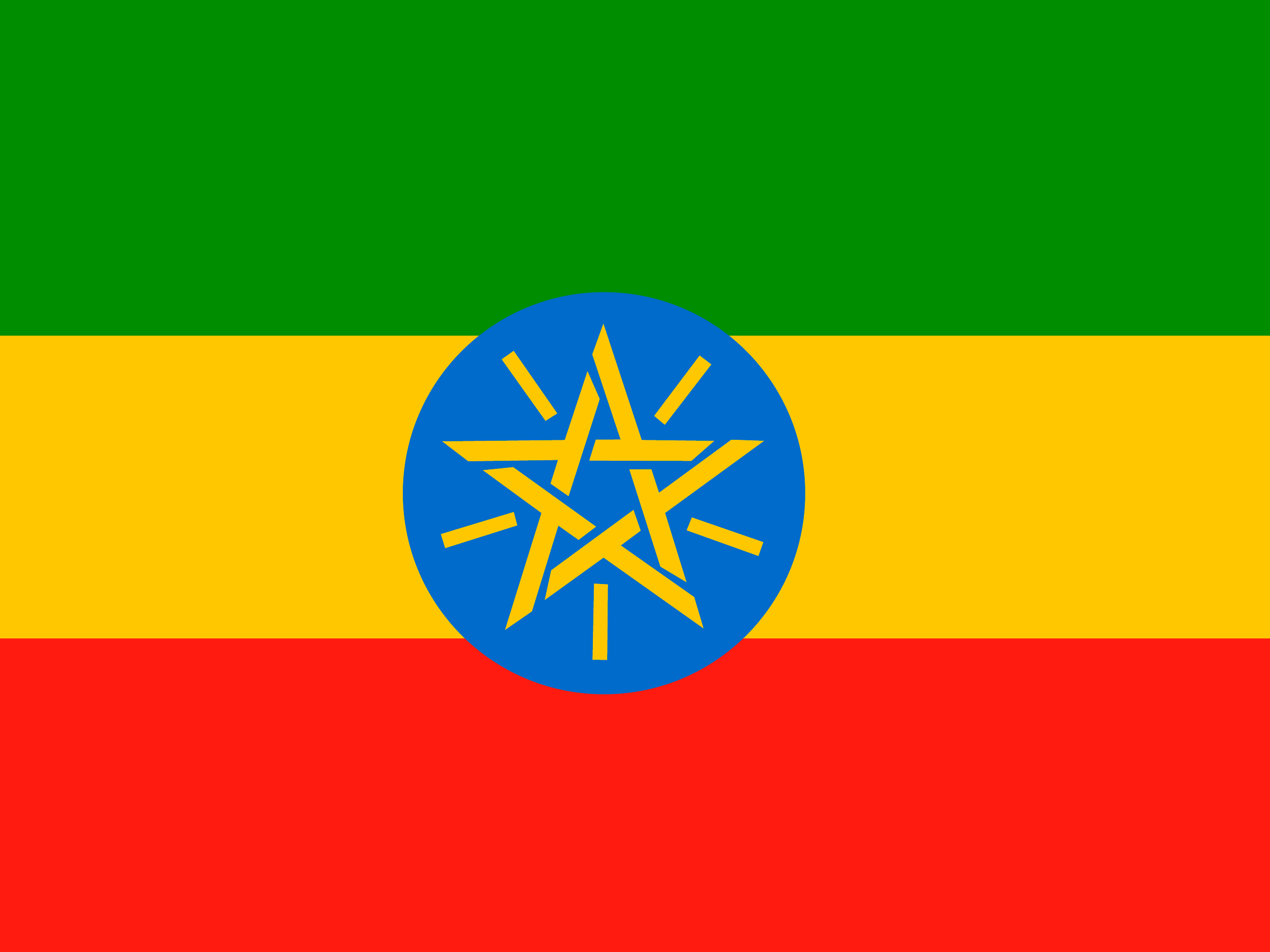 Flagge von Äthiopien