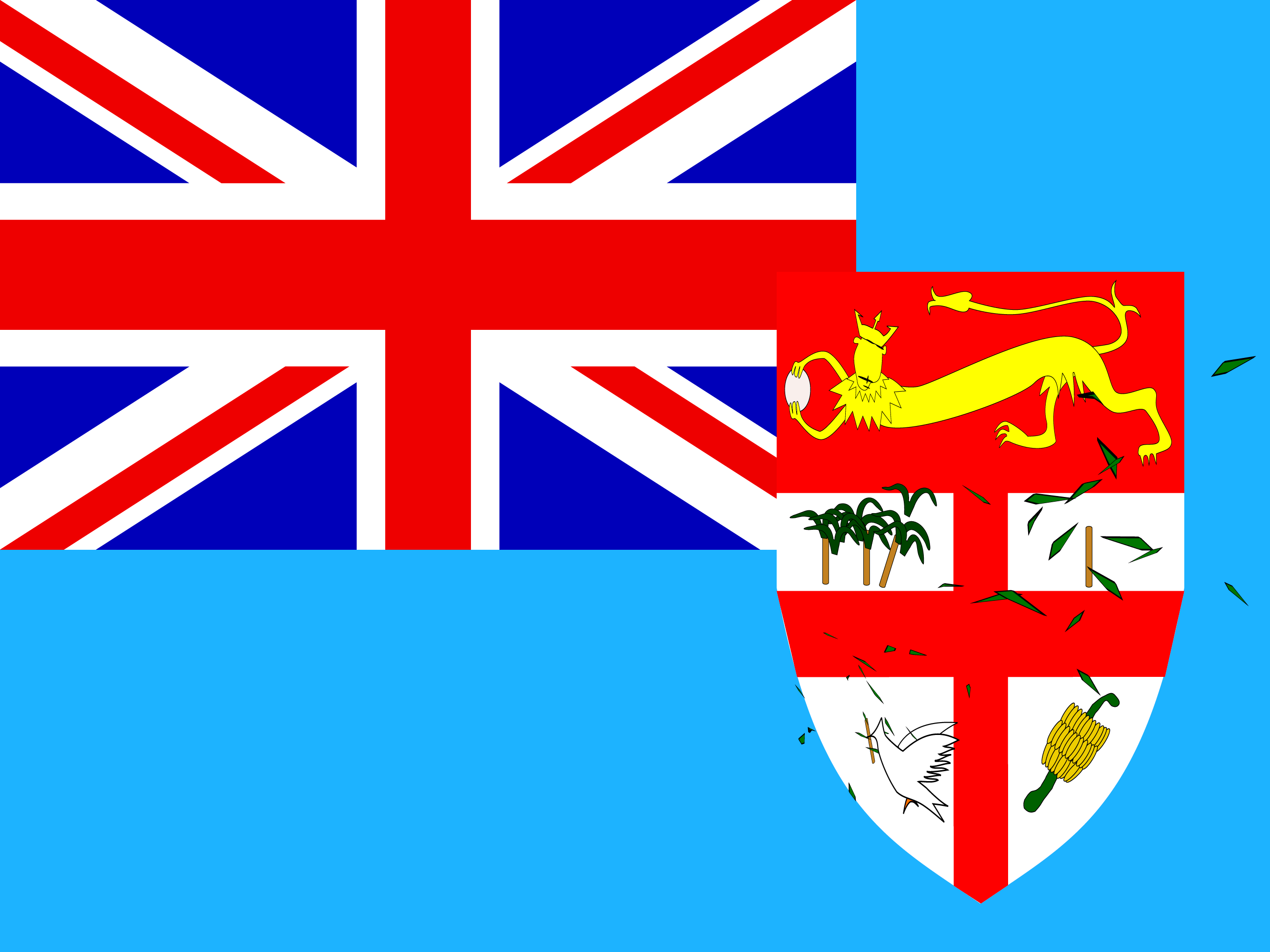 Flagge von Fidschi