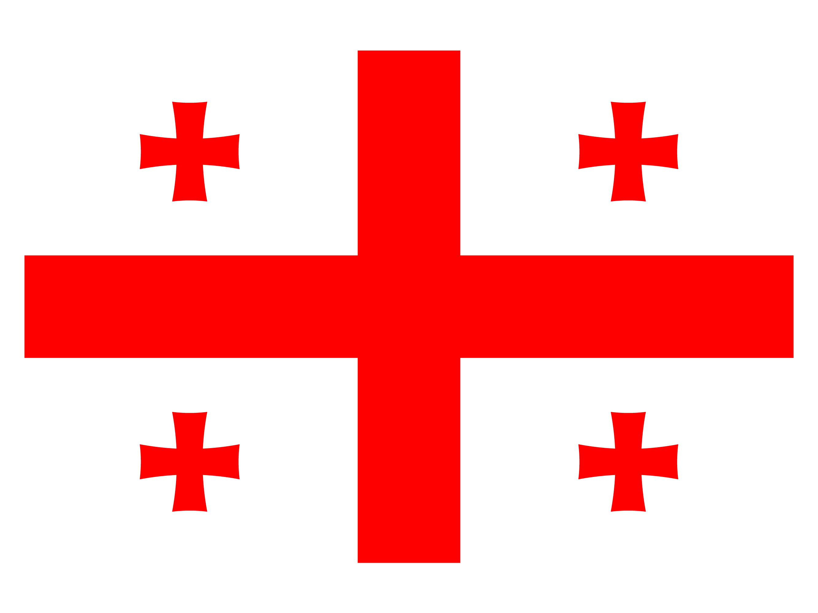 Flagge von Georgien
