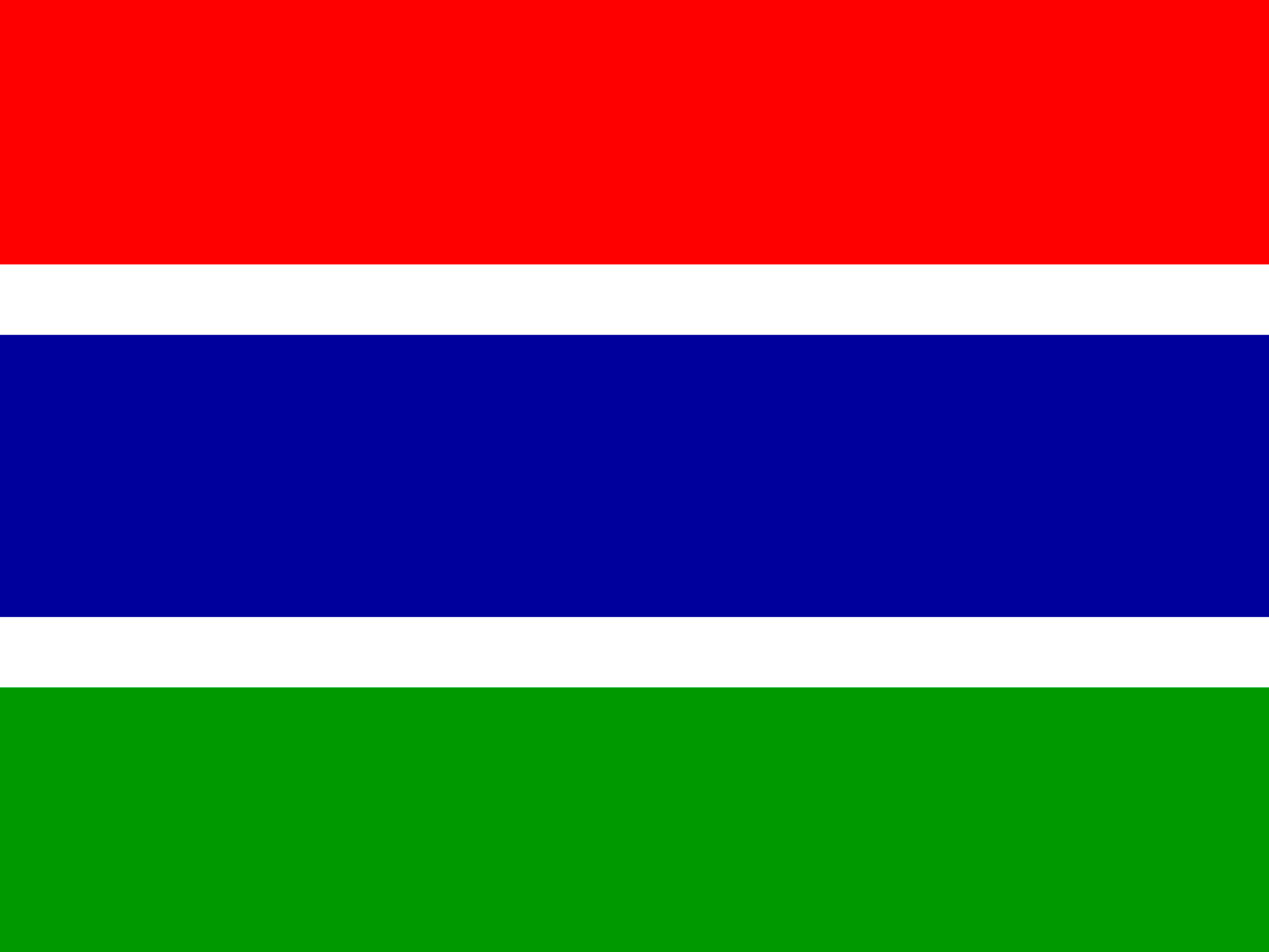 Flagge von Gambia