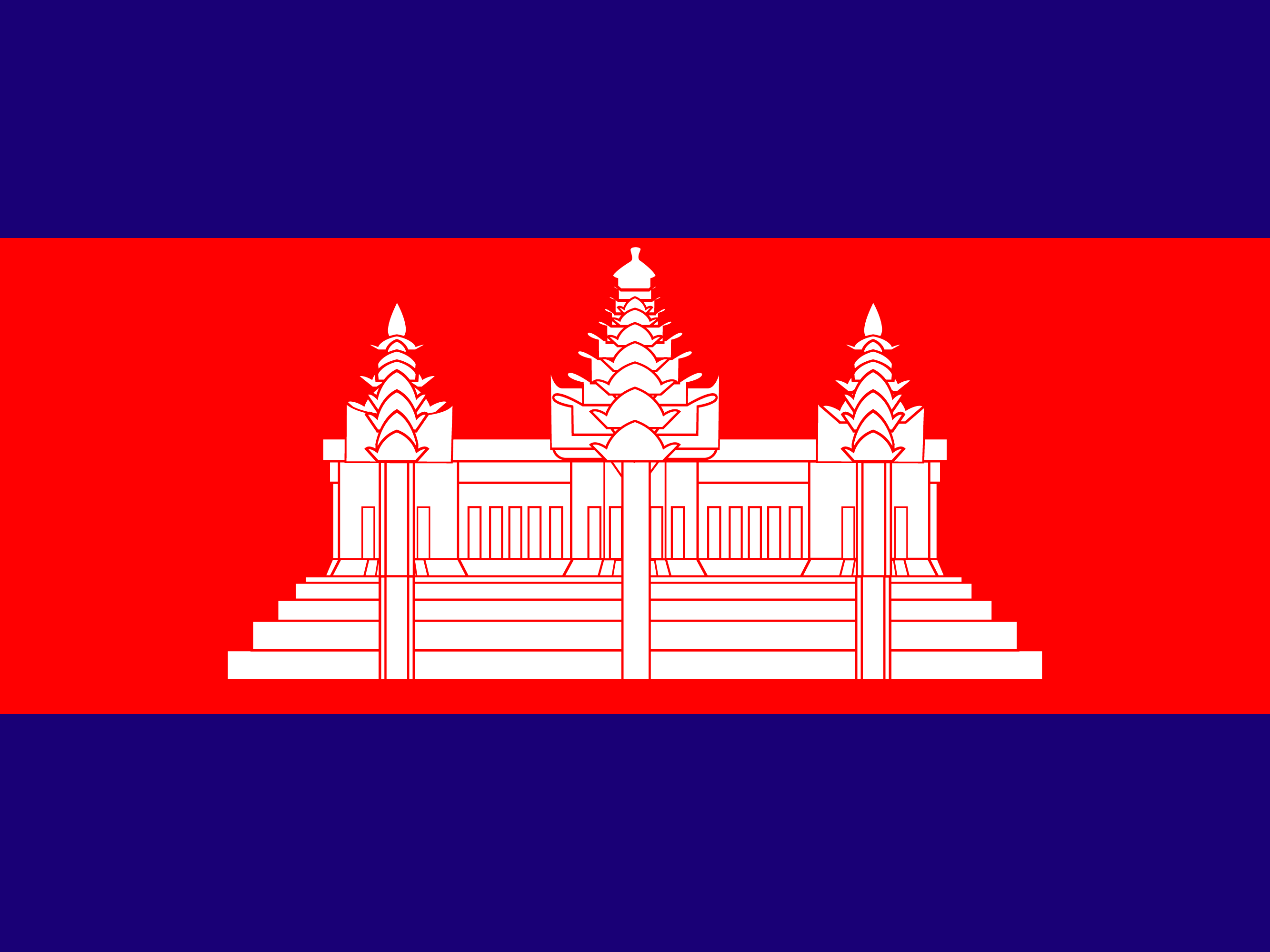 Flagge von Kambodscha