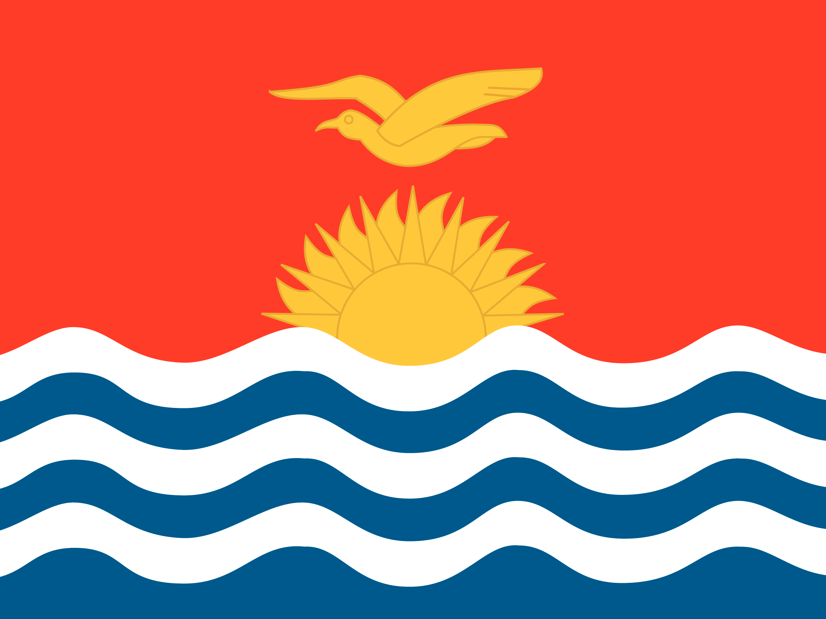 Flagge von Kiribati