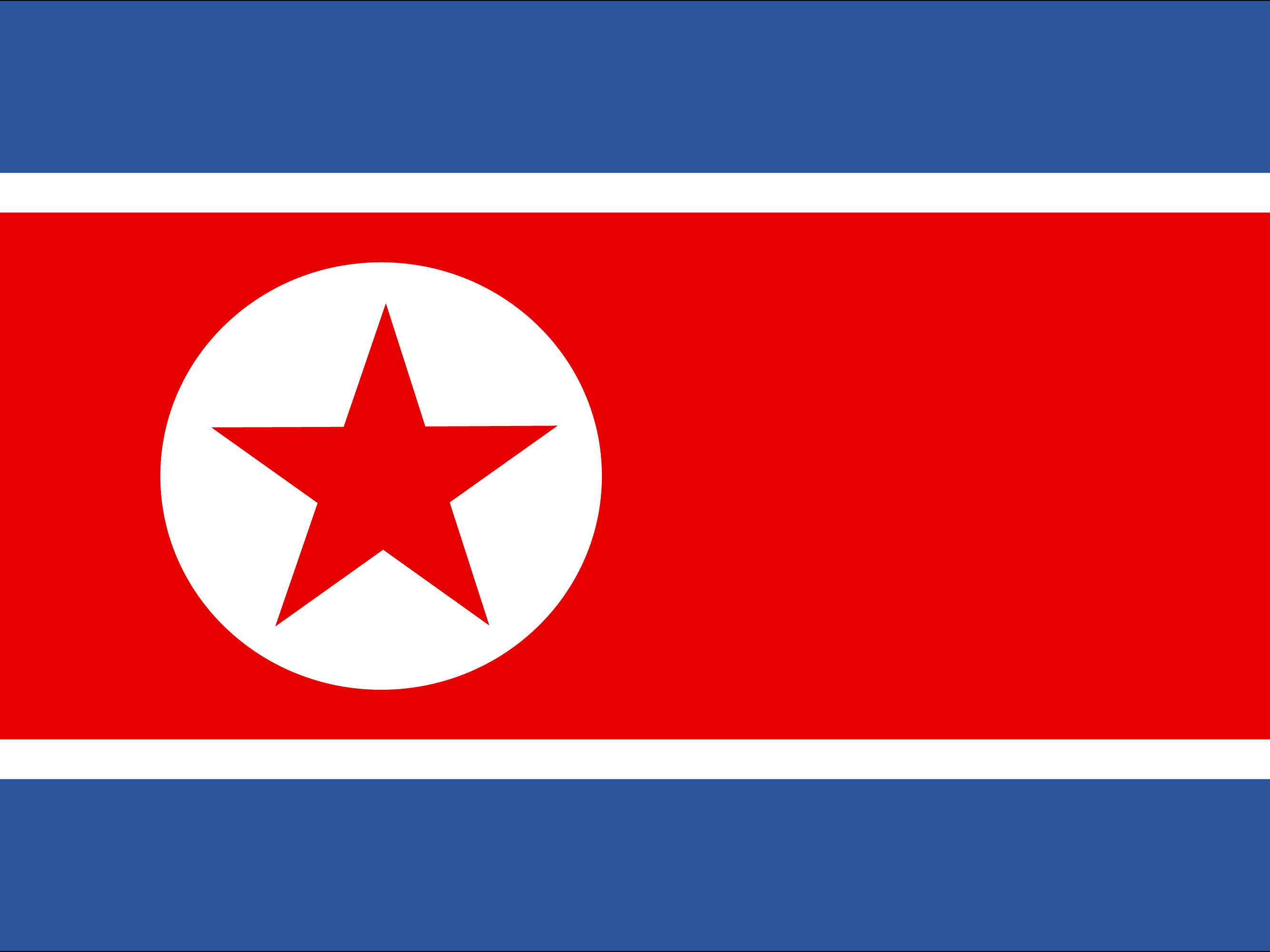 Flagge von Nordkorea