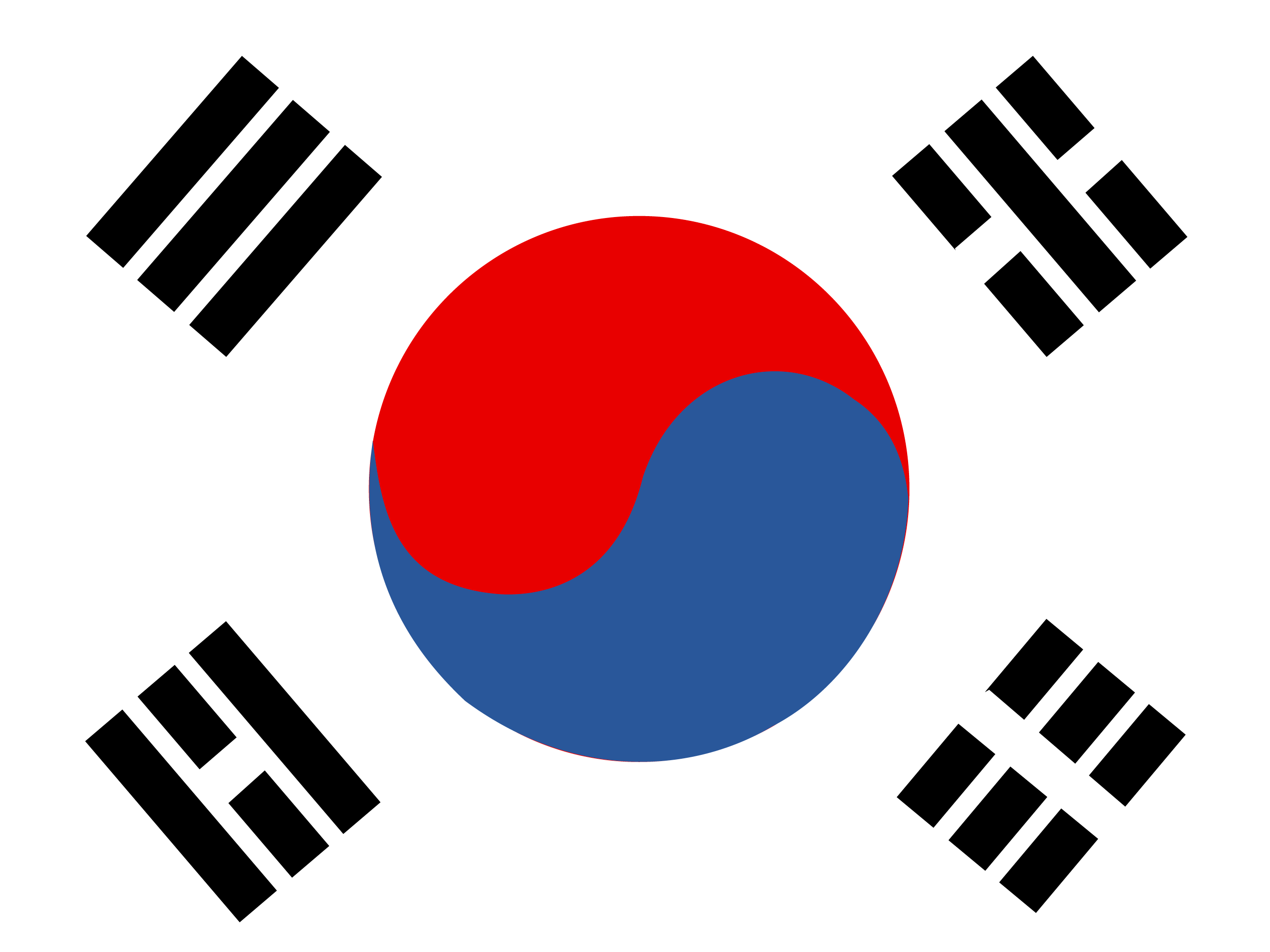 Flagge von Südkorea