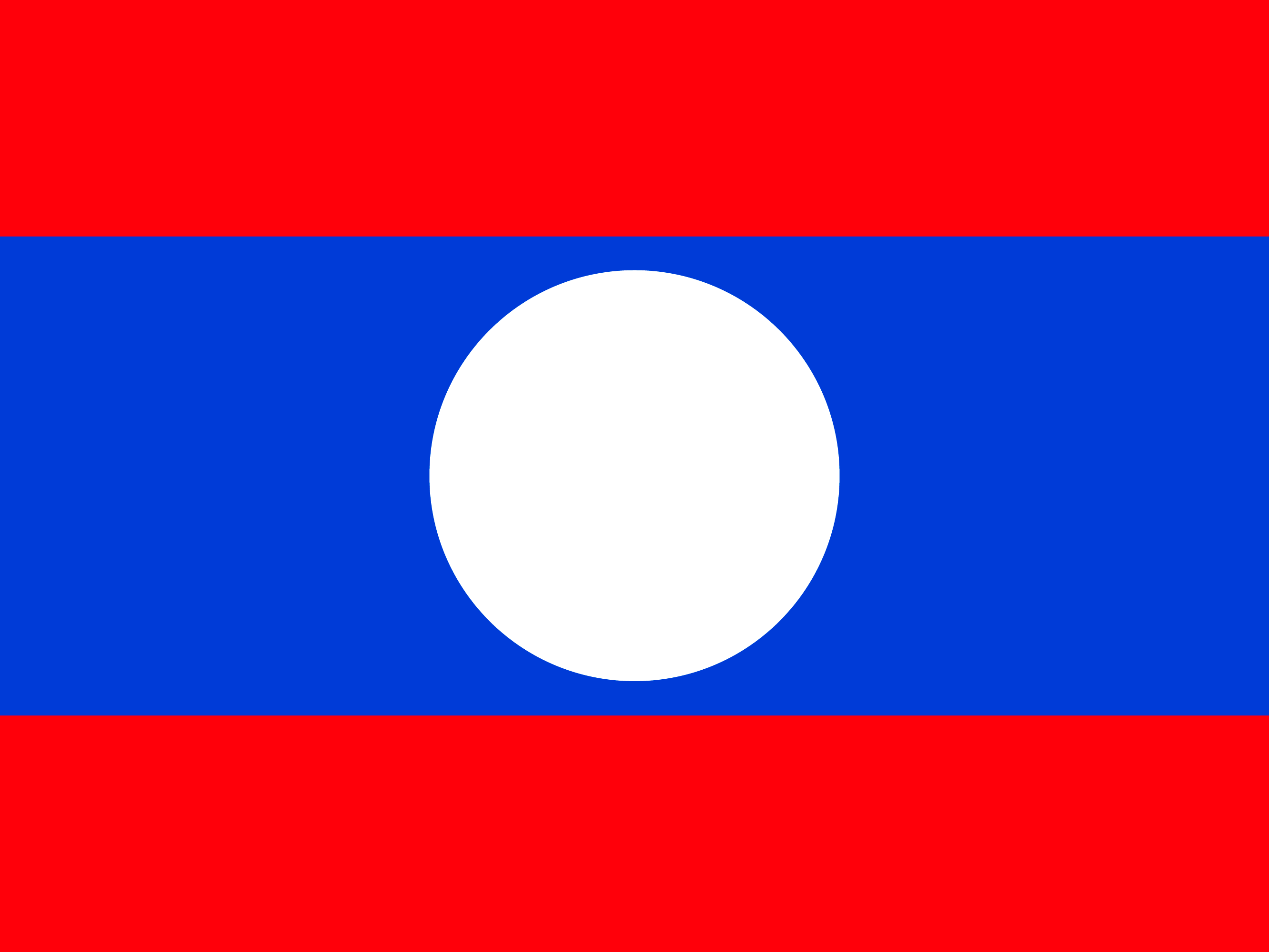 Flagge von Laos