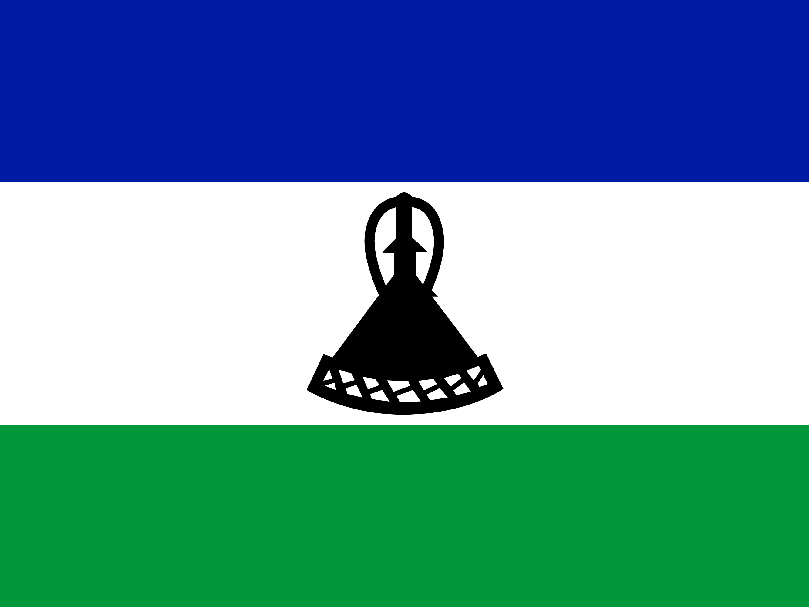 Flagge von Lesotho