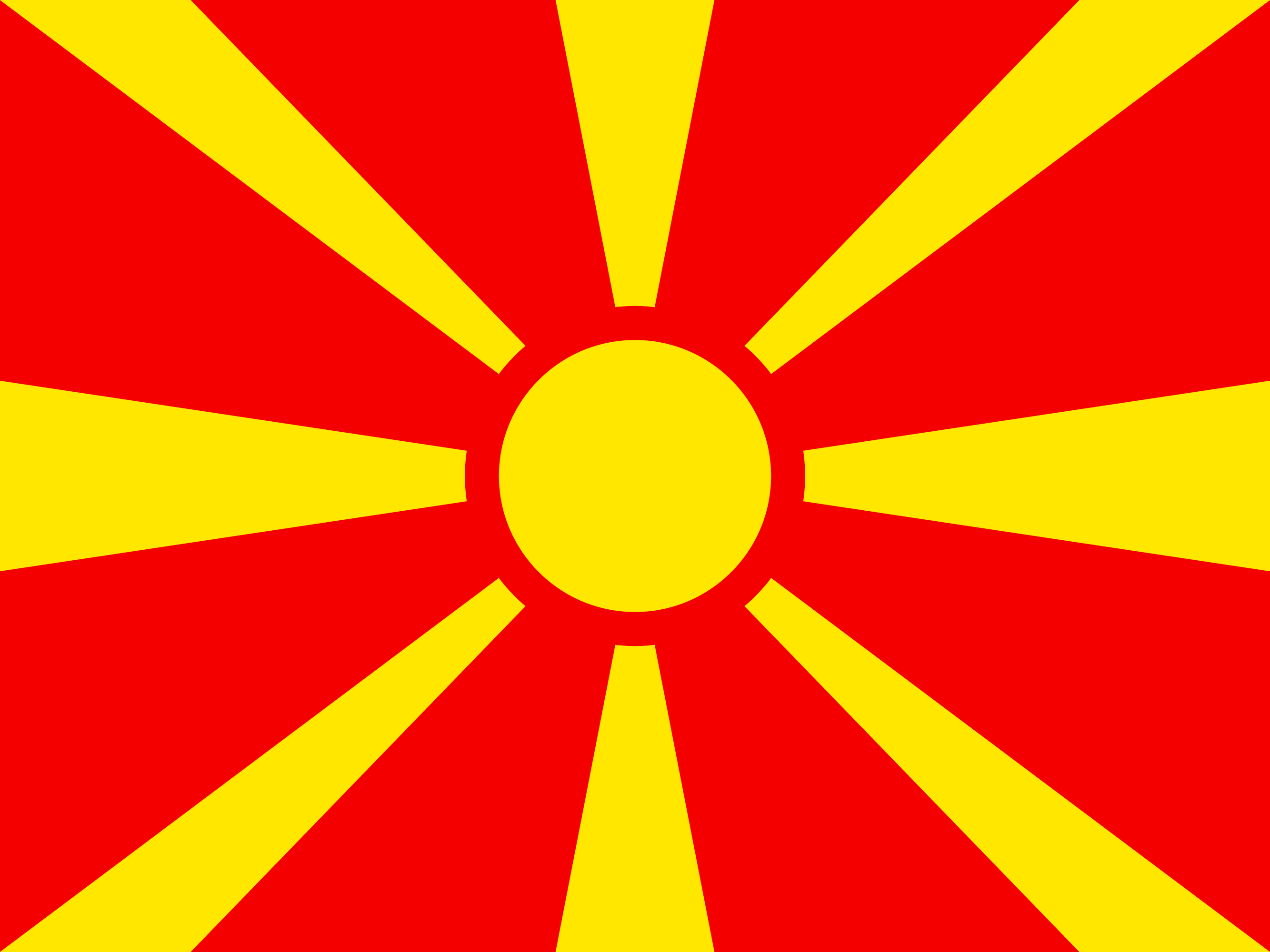 Flagge von Nordmazedonien