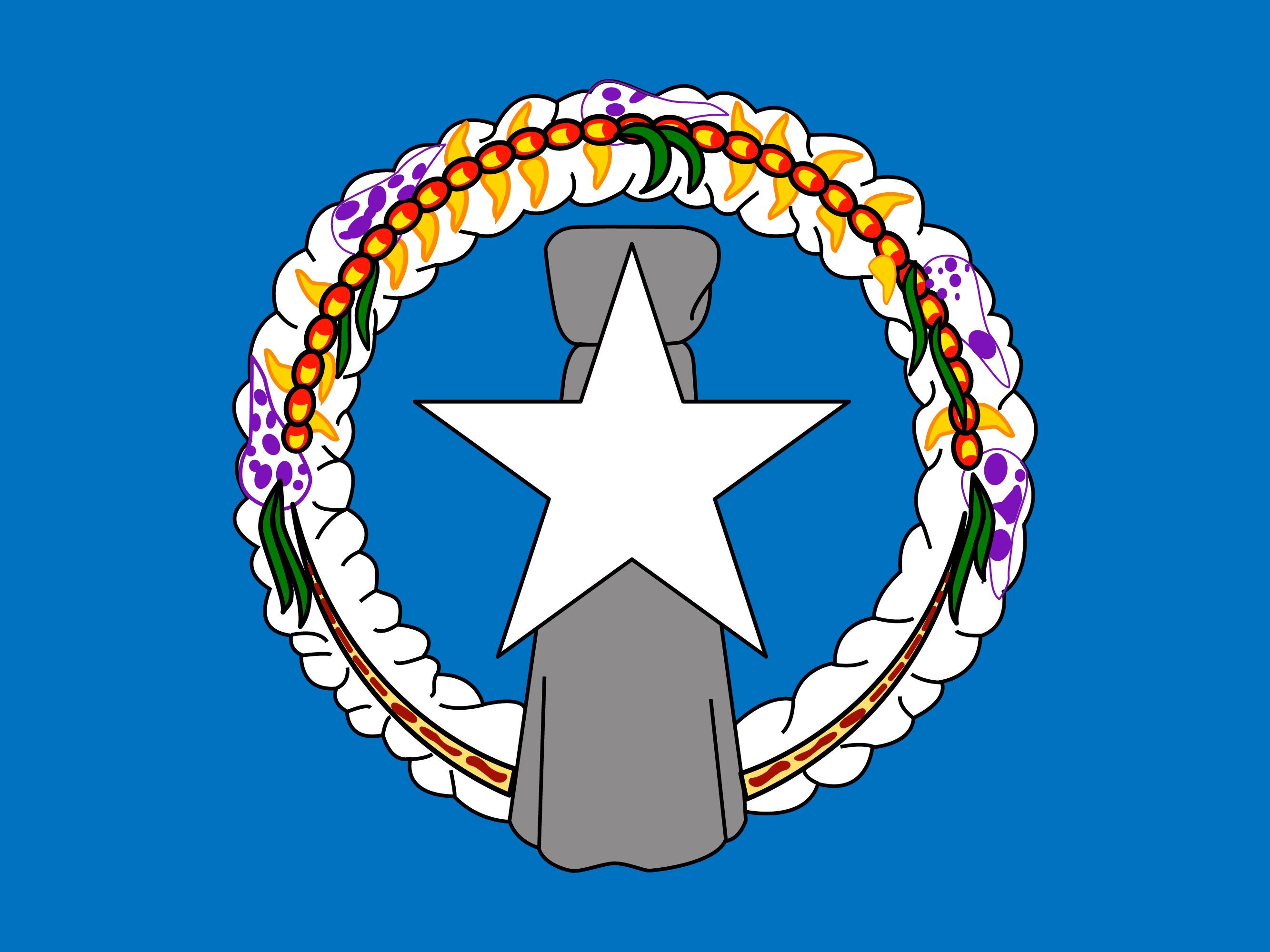 Flagge von Nördliche Marianen