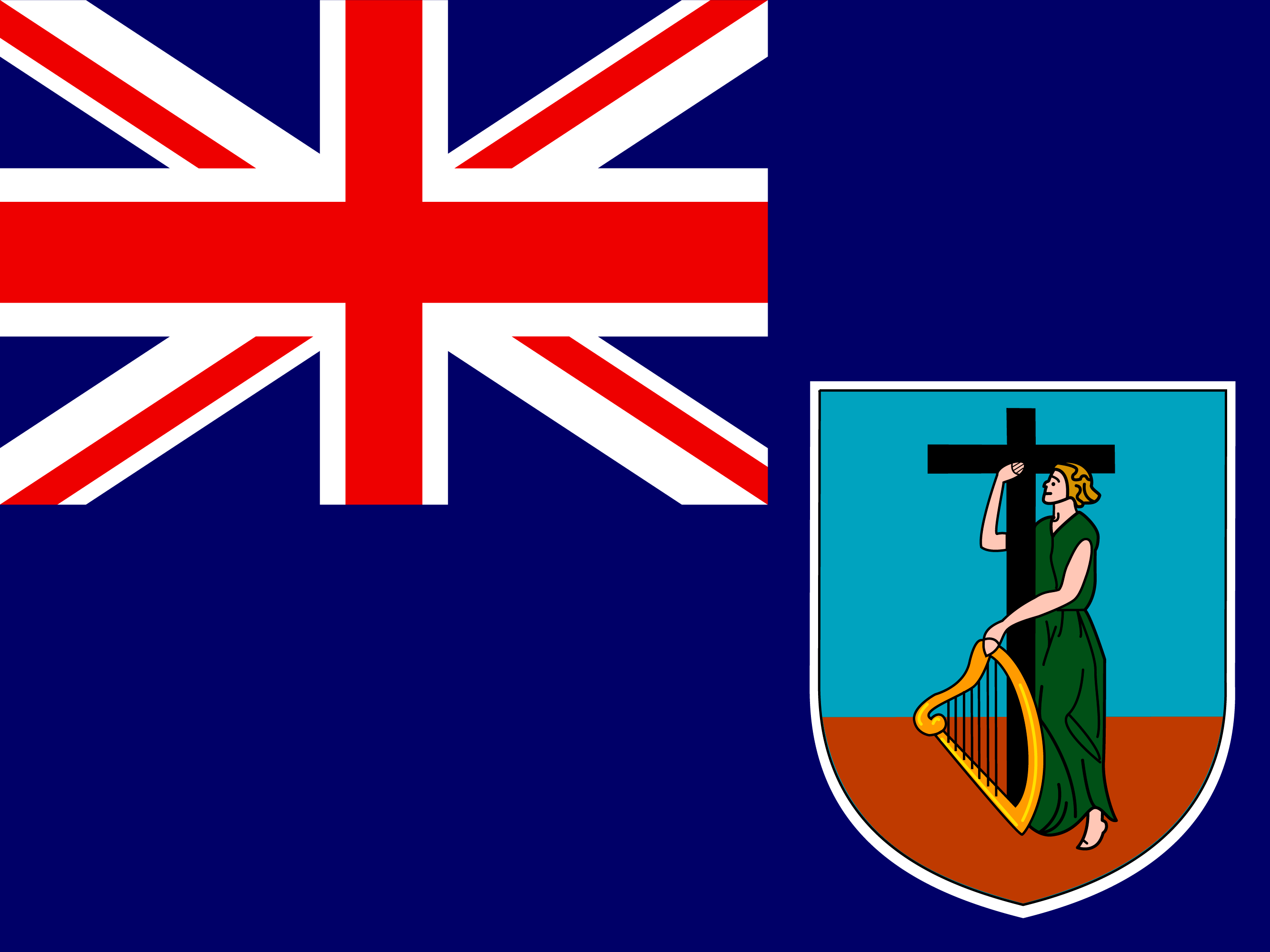 Flagge von Montserrat