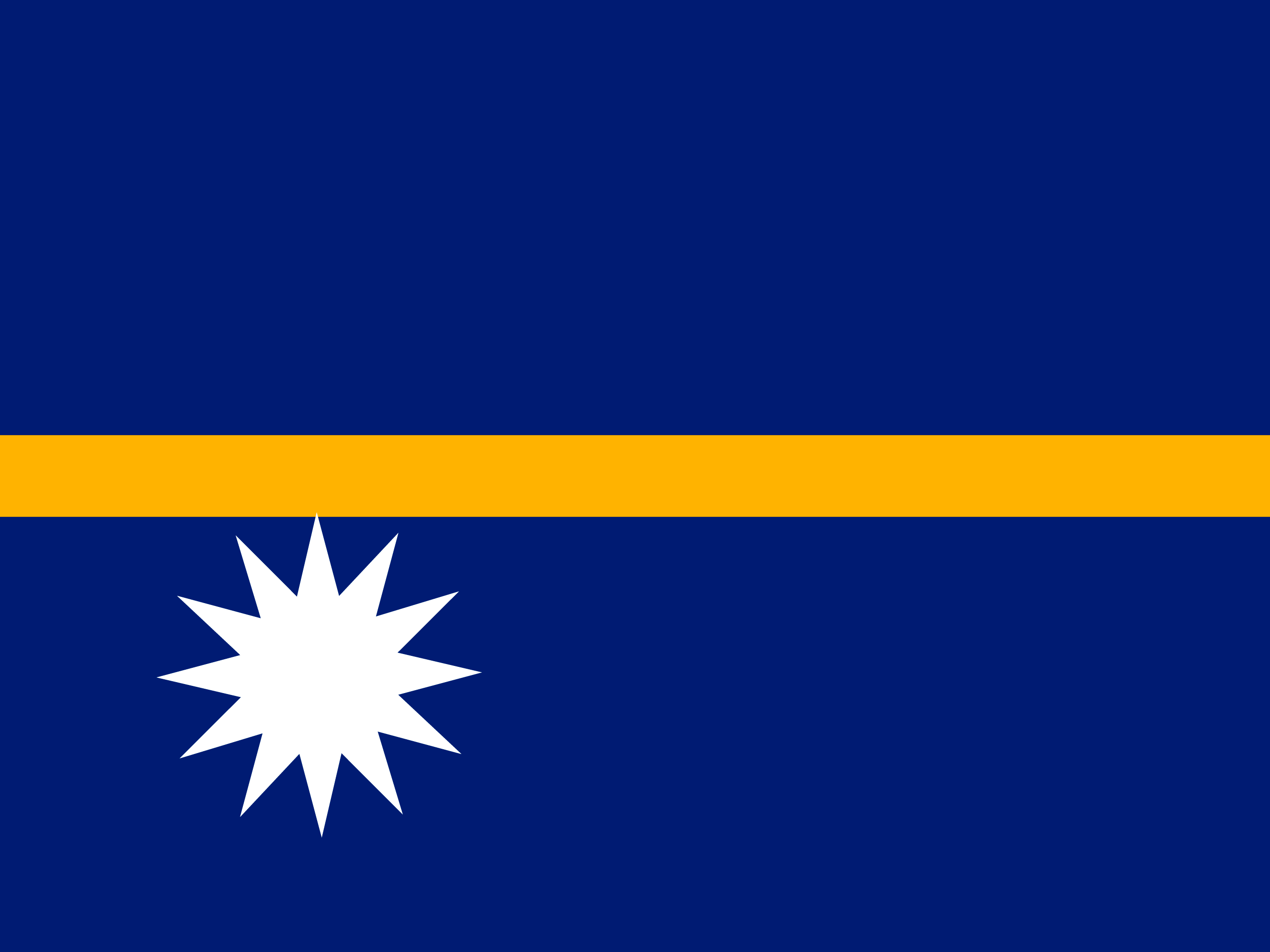 Flagge von Nauru