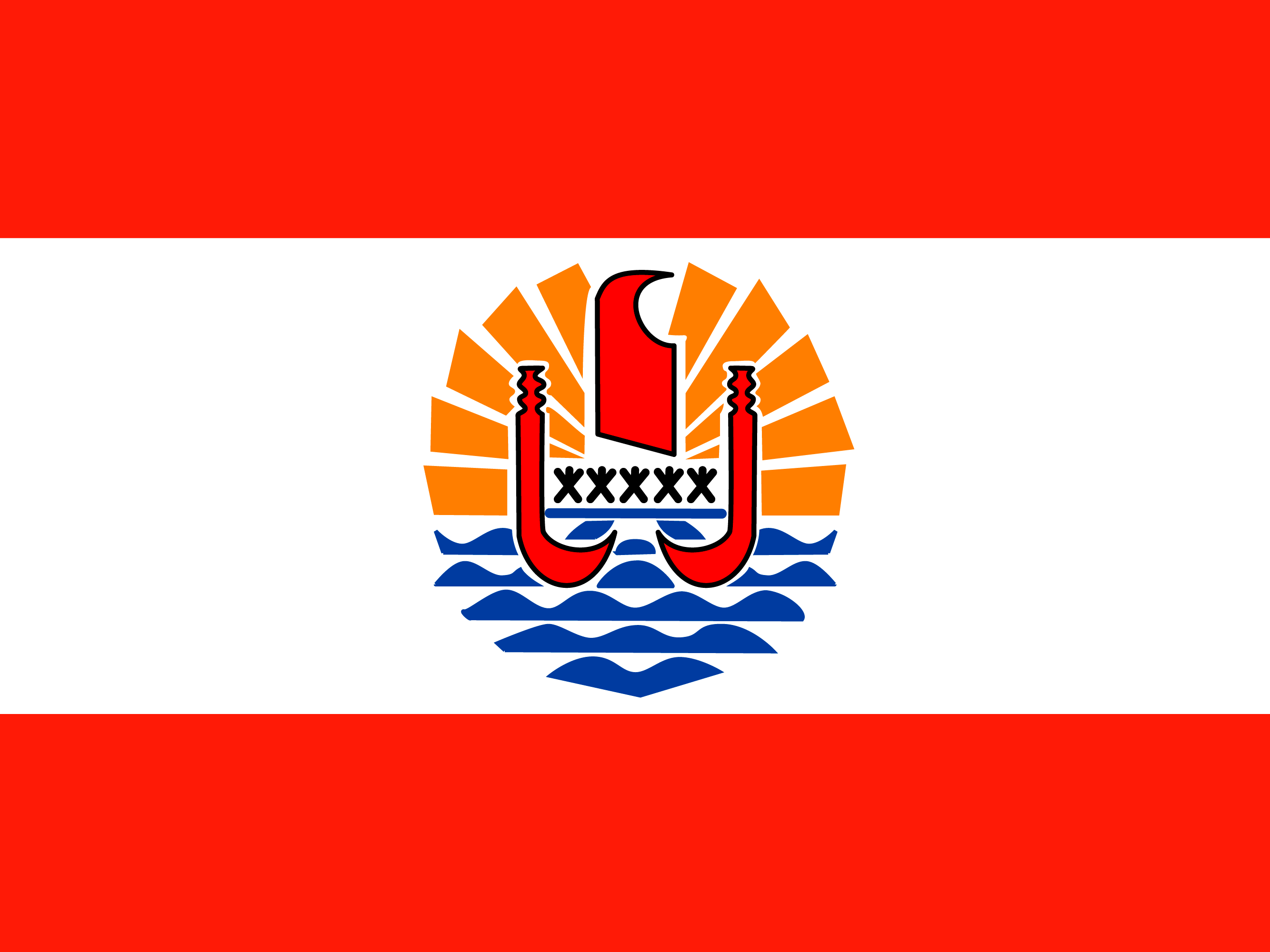 Flagge von Französisch-Polynesien