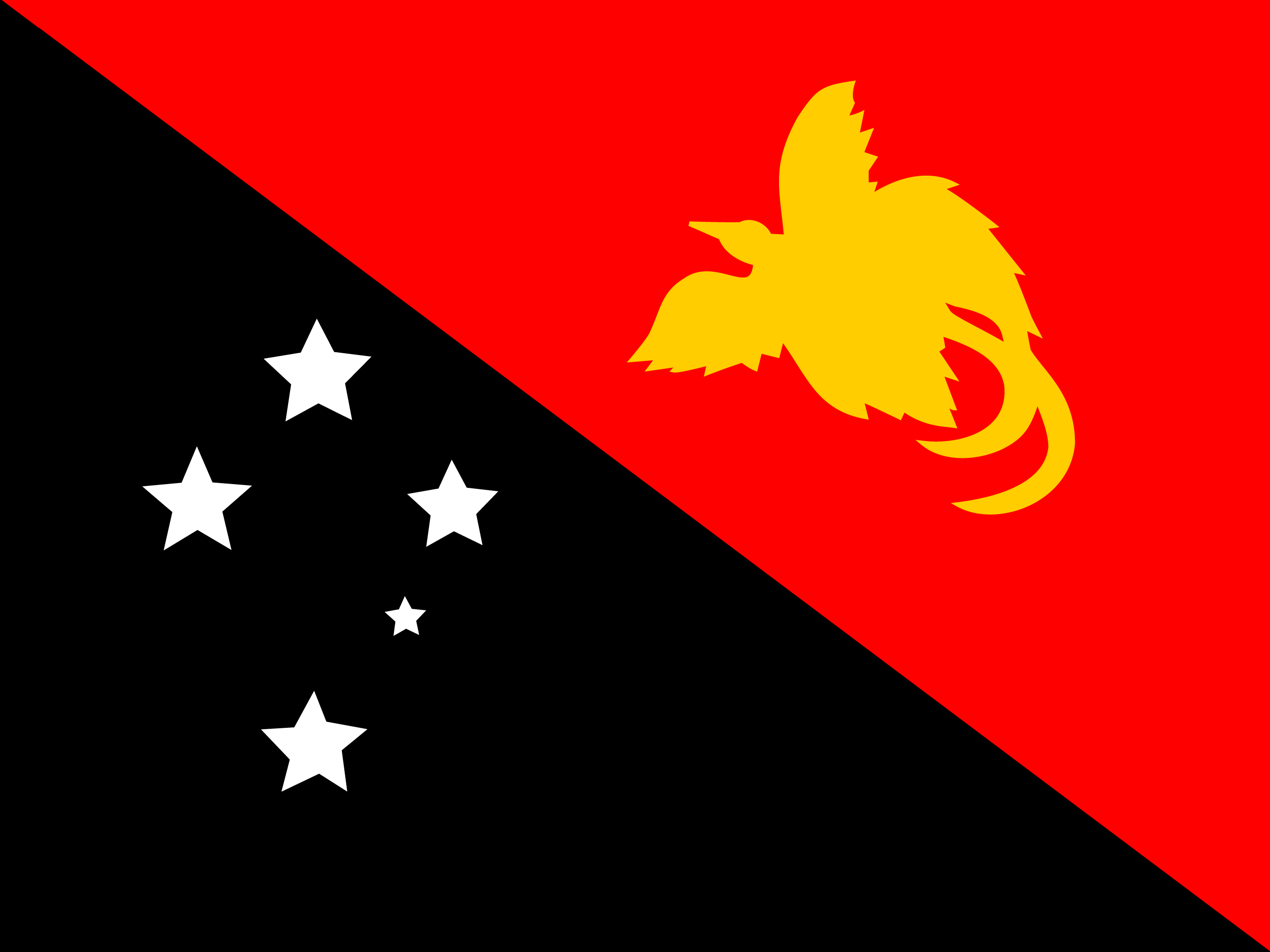 Flagge von Papua-Neuguinea