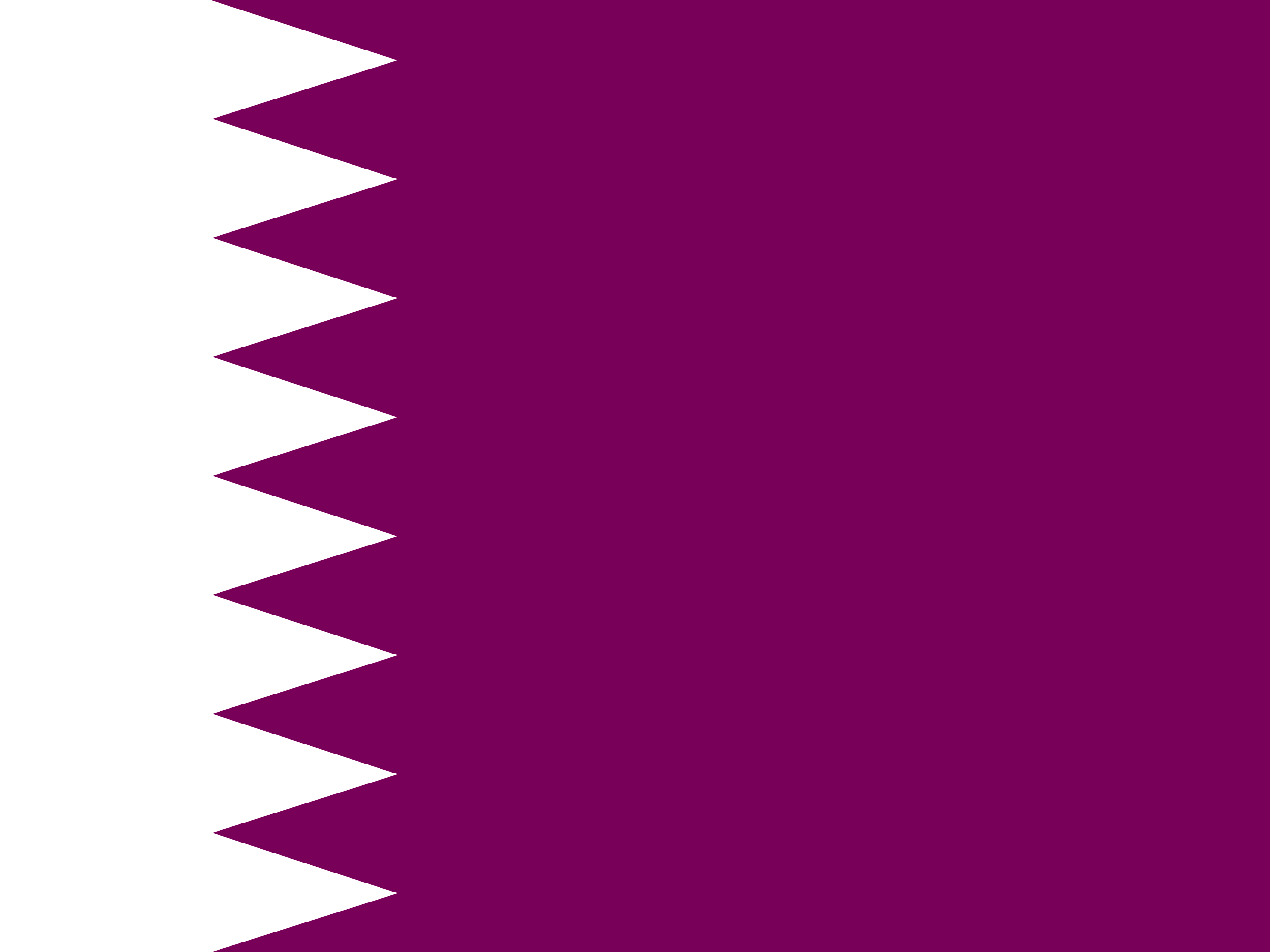Flagge von Katar