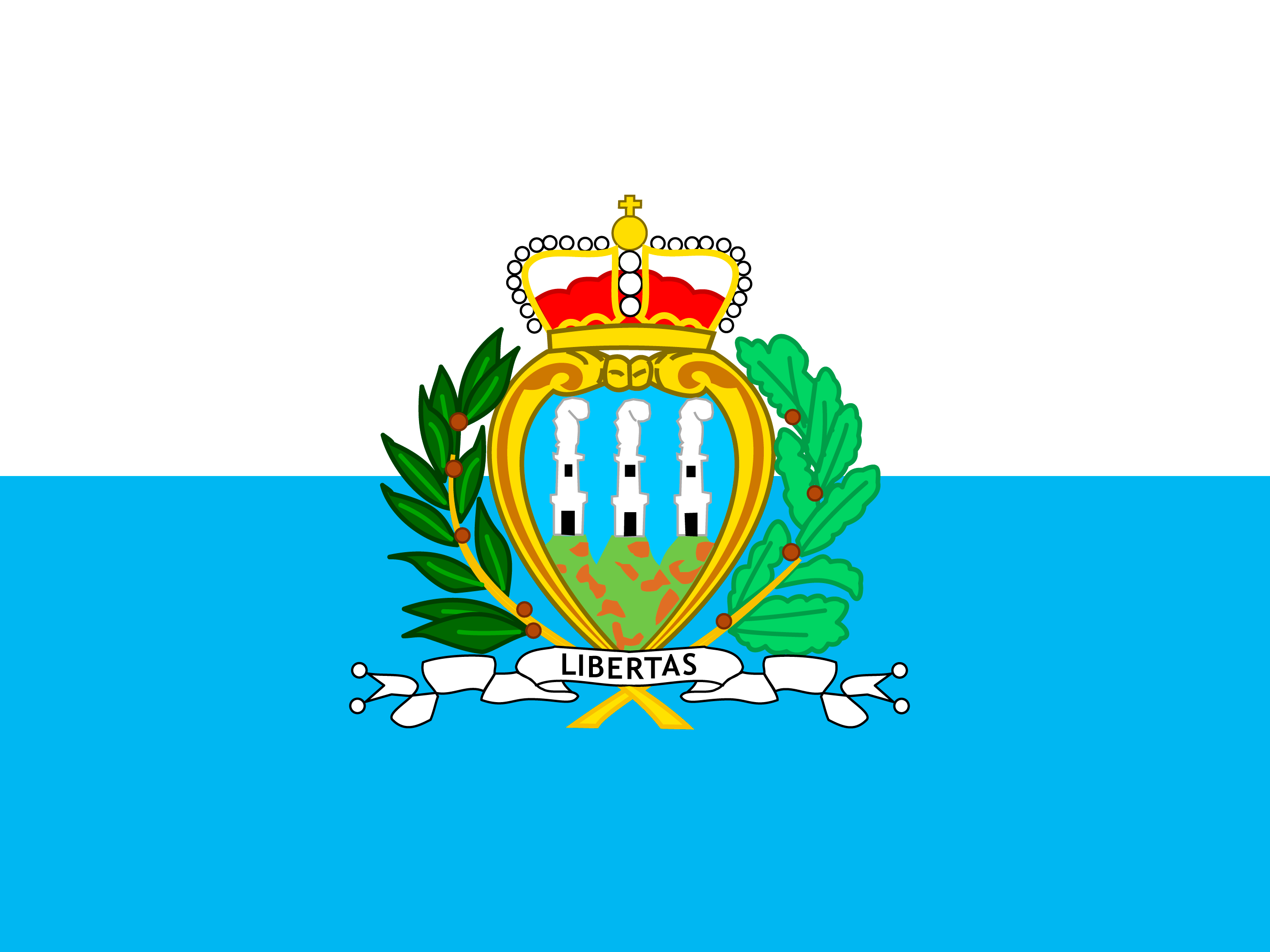 Flagge von San Marino