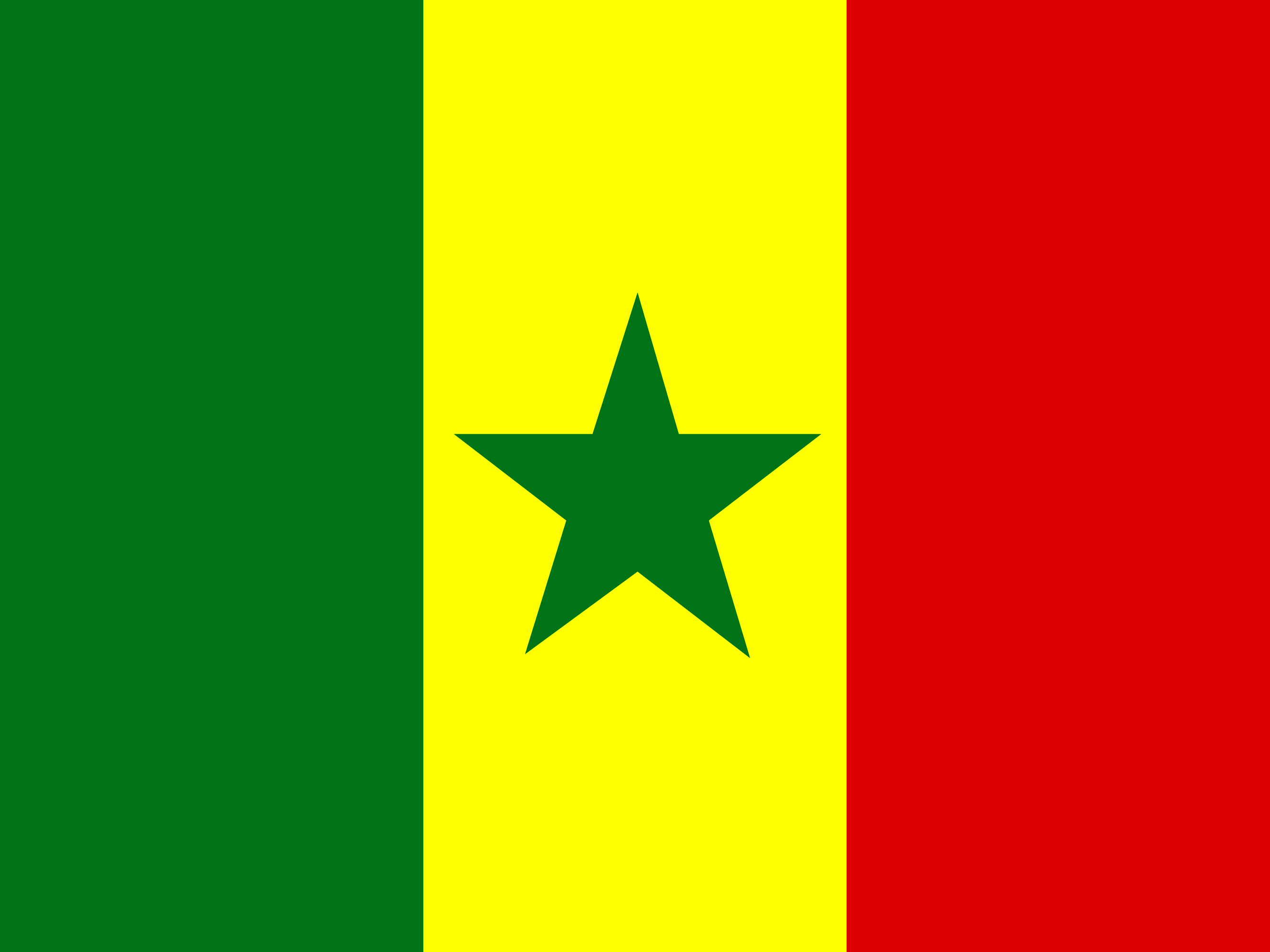 Flagge von Senegal