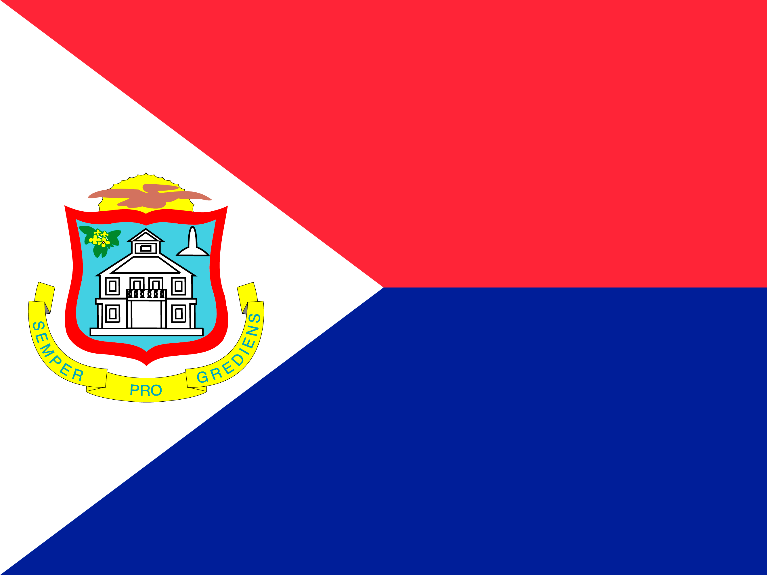 Flagge von Sint Maarten