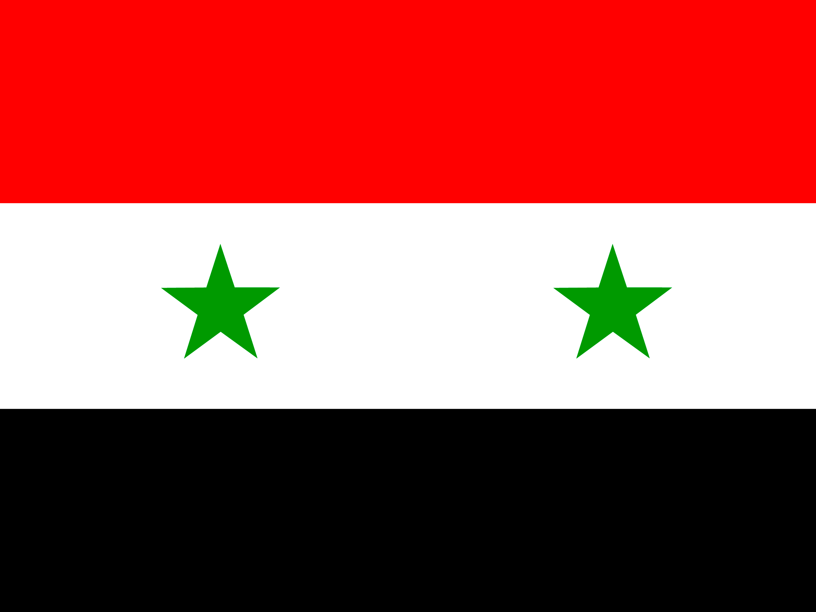 Flagge von Syrien