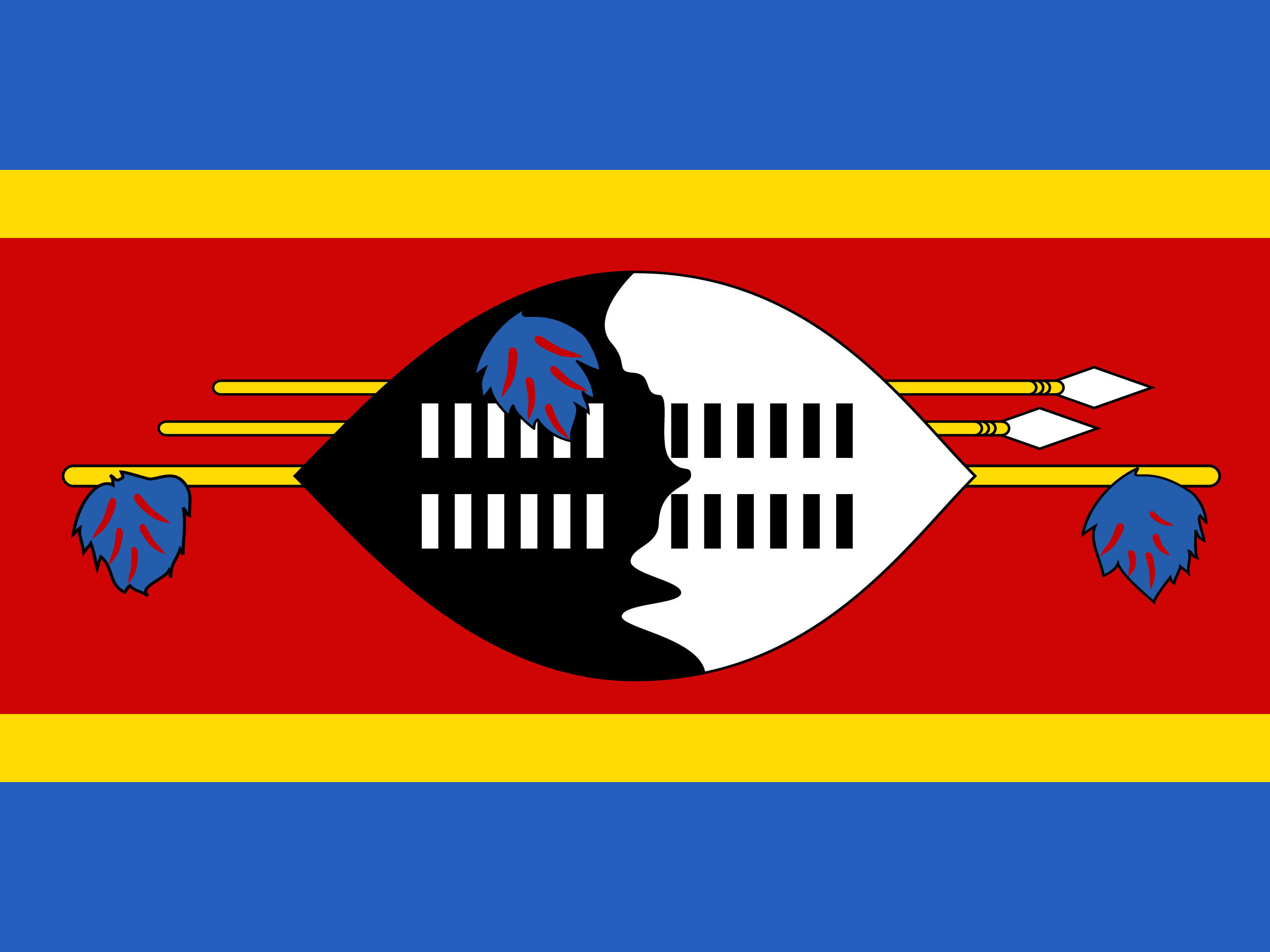 Flagge von Eswatini