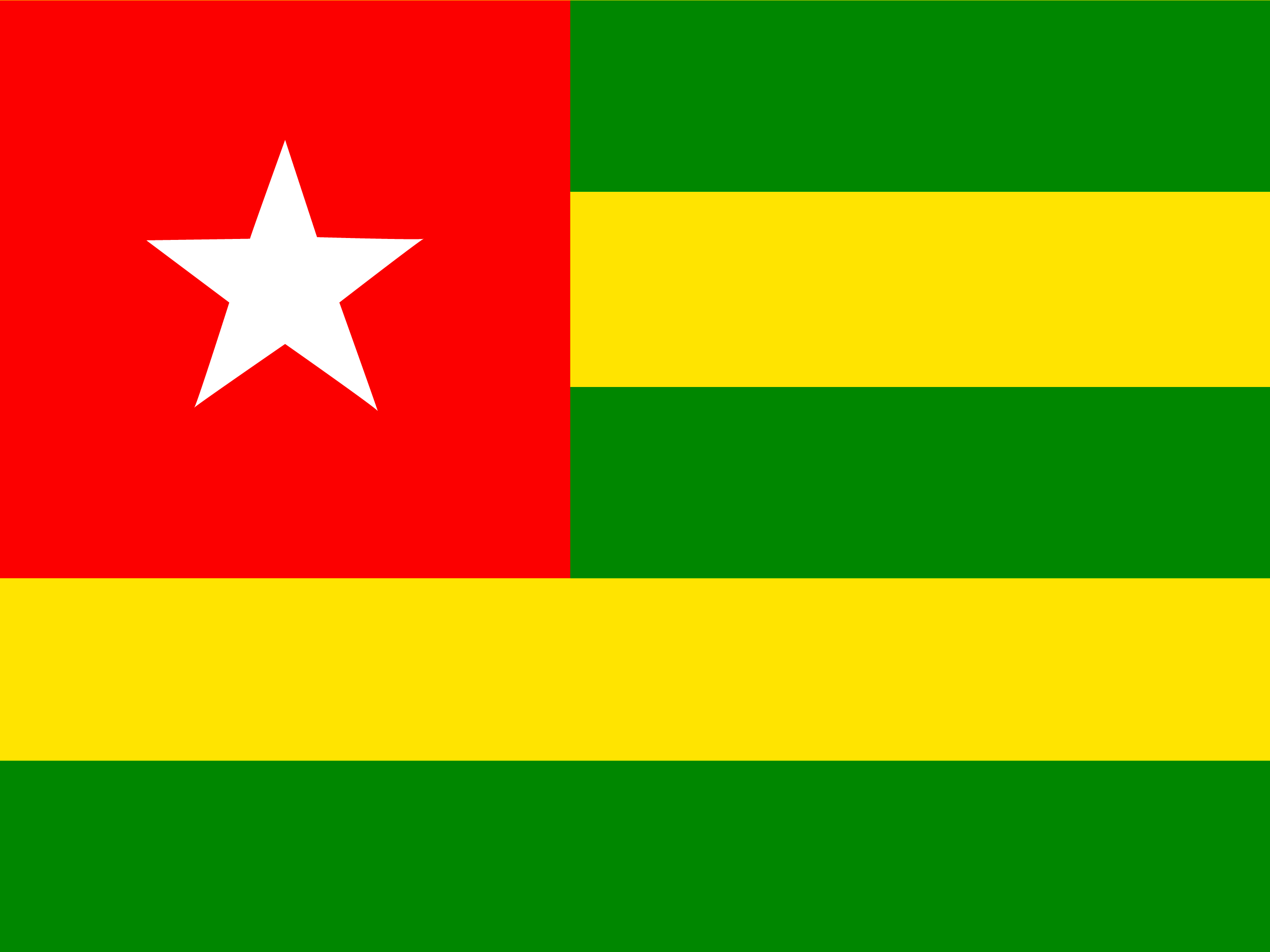 Flagge von Togo