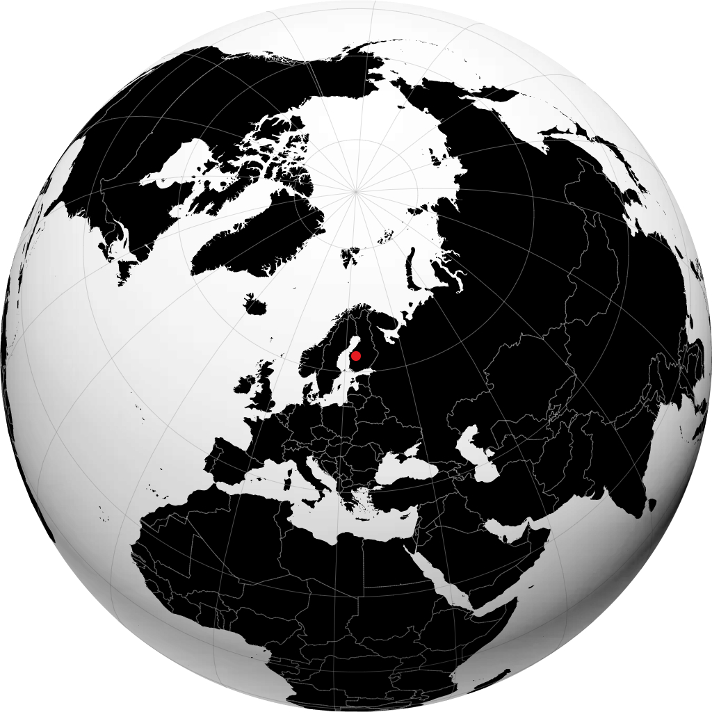 Alavus auf dem Globus