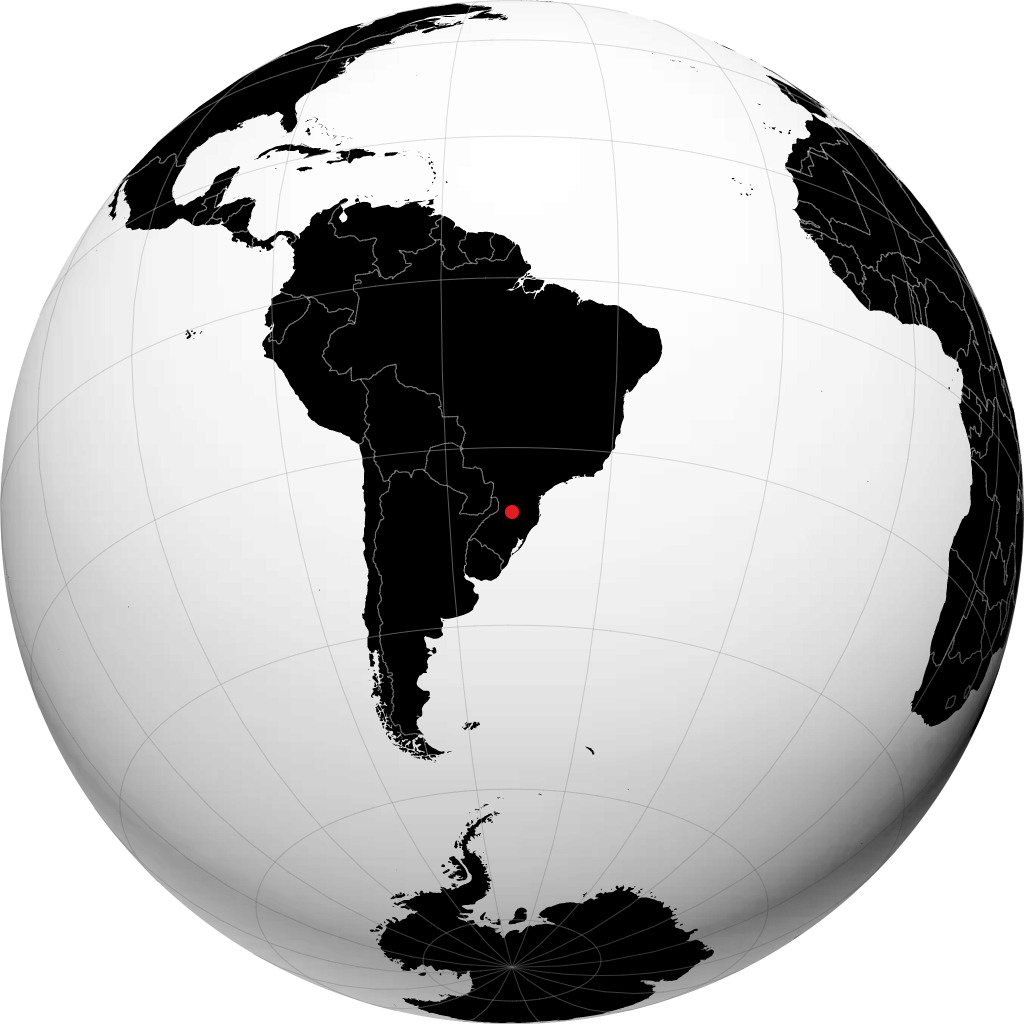 Concórdia auf dem Globus