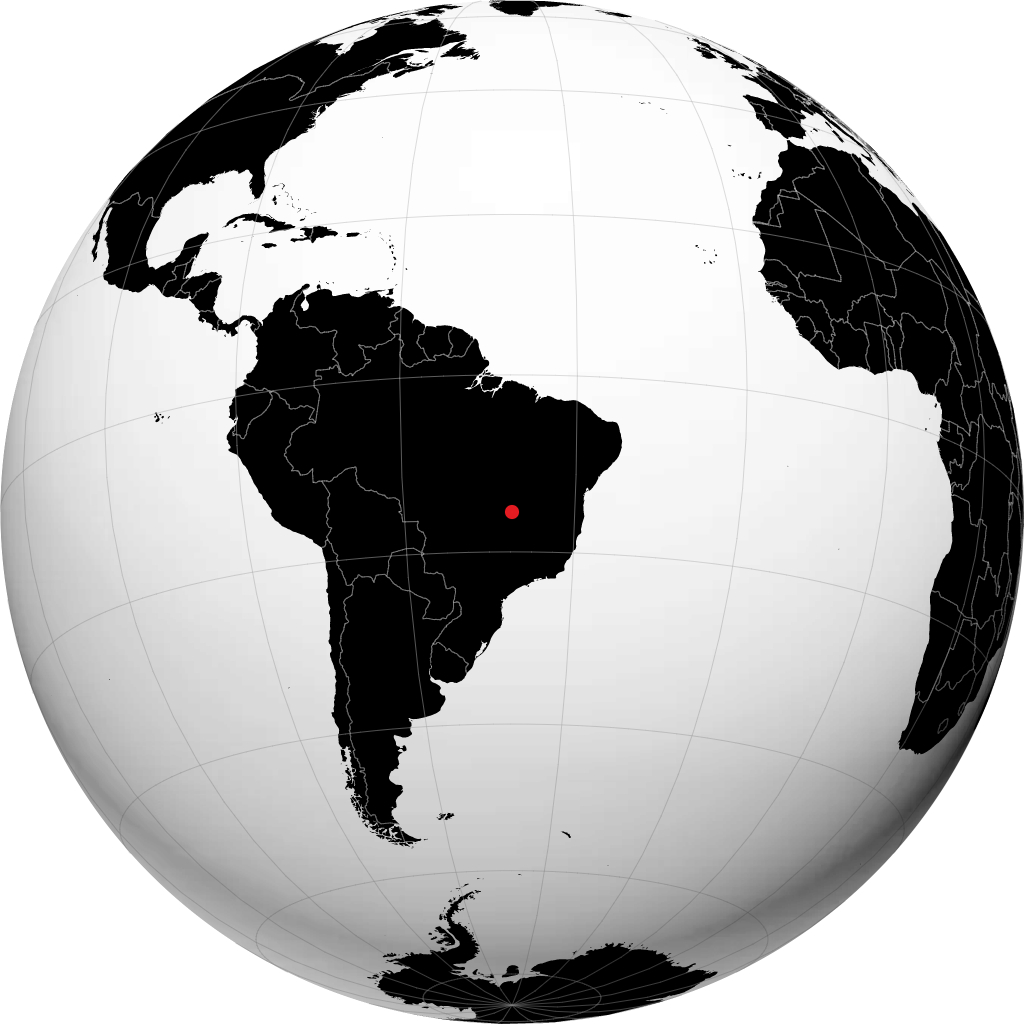 Formosa auf dem Globus