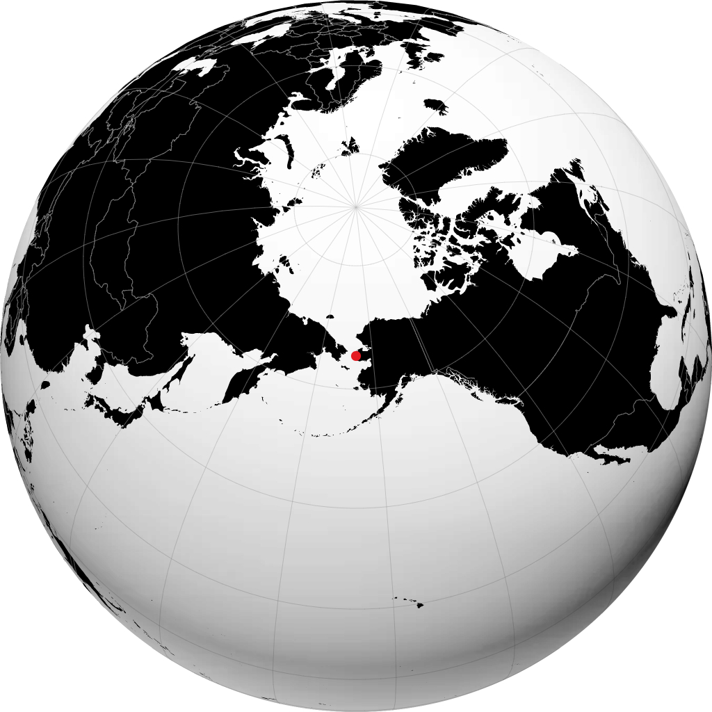 Brevig Mission auf dem Globus