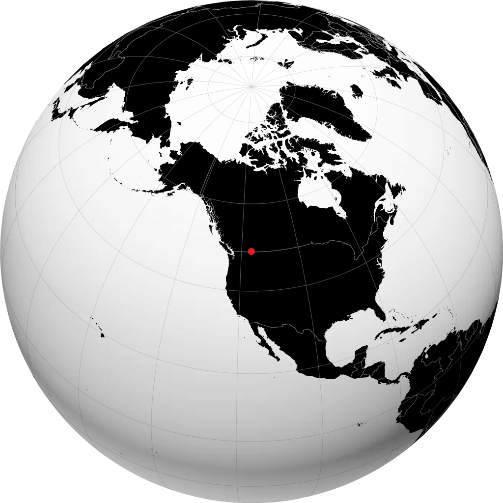 Creston auf dem Globus