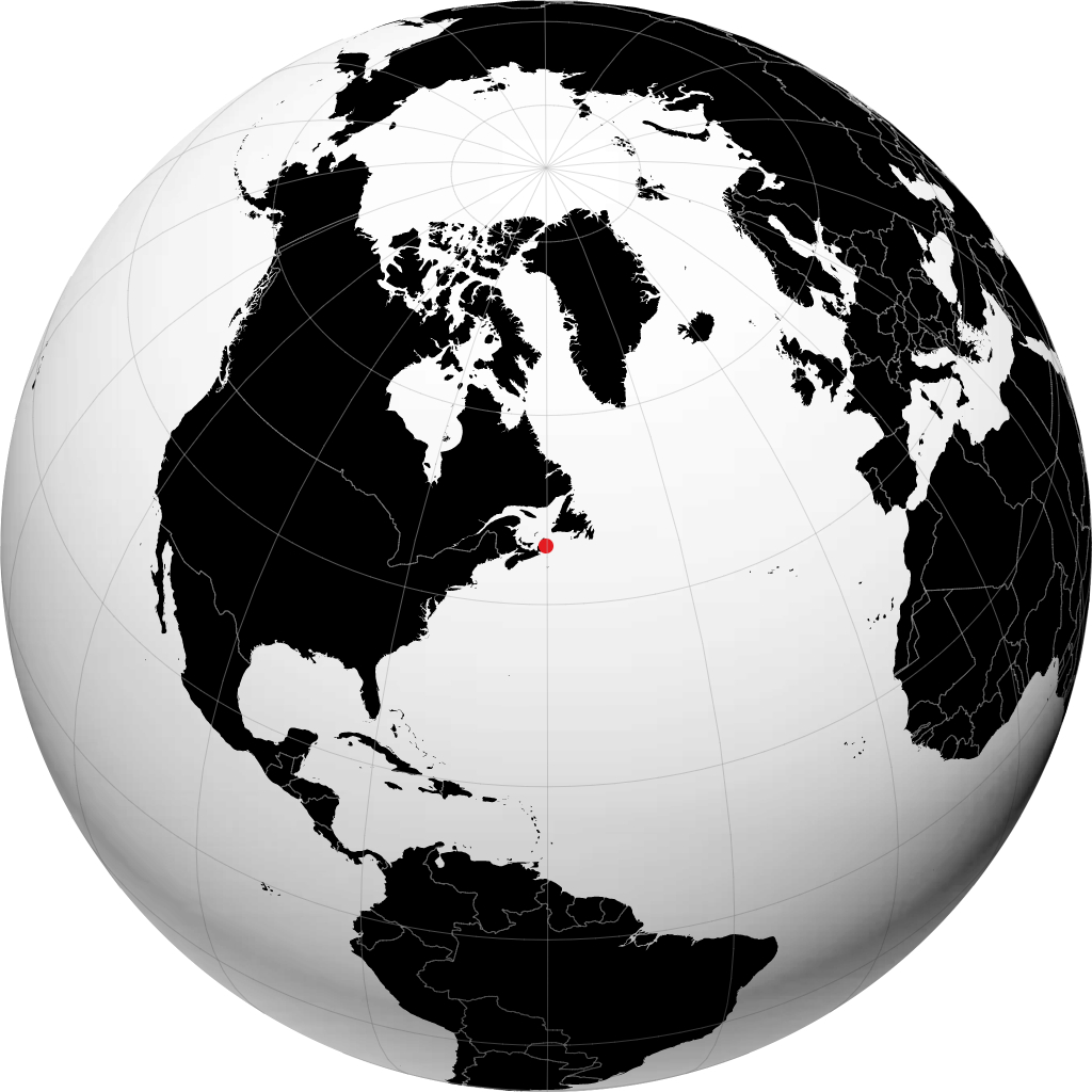 Sydney auf dem Globus