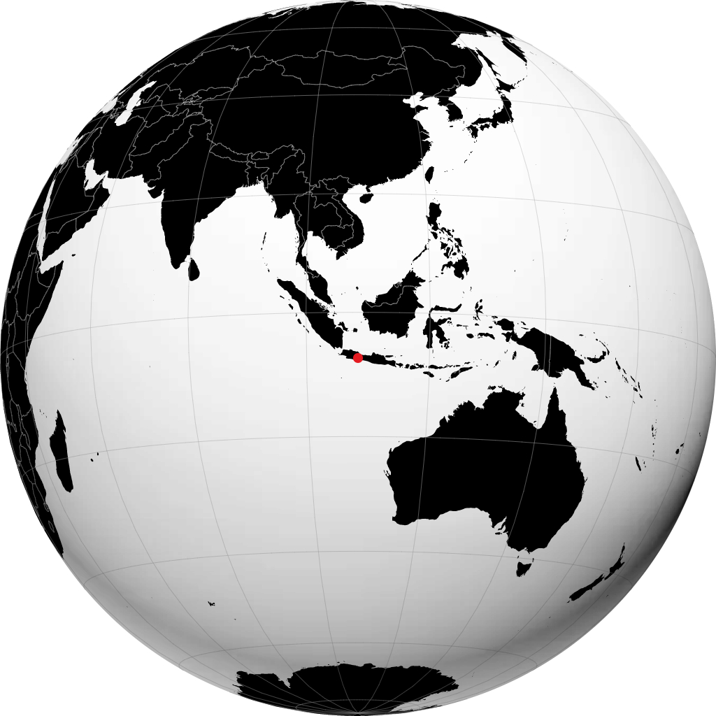 Ciamis auf dem Globus