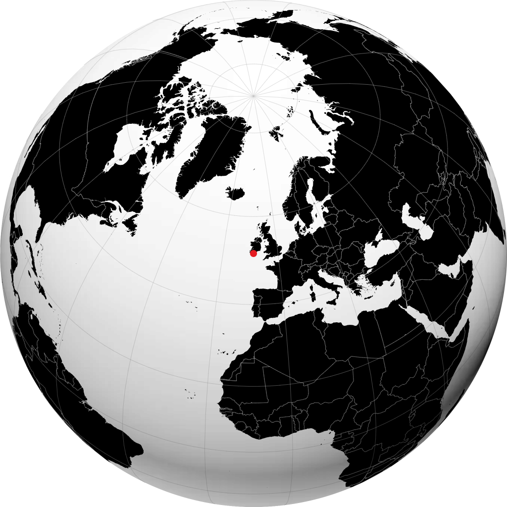 Clonakilty auf dem Globus