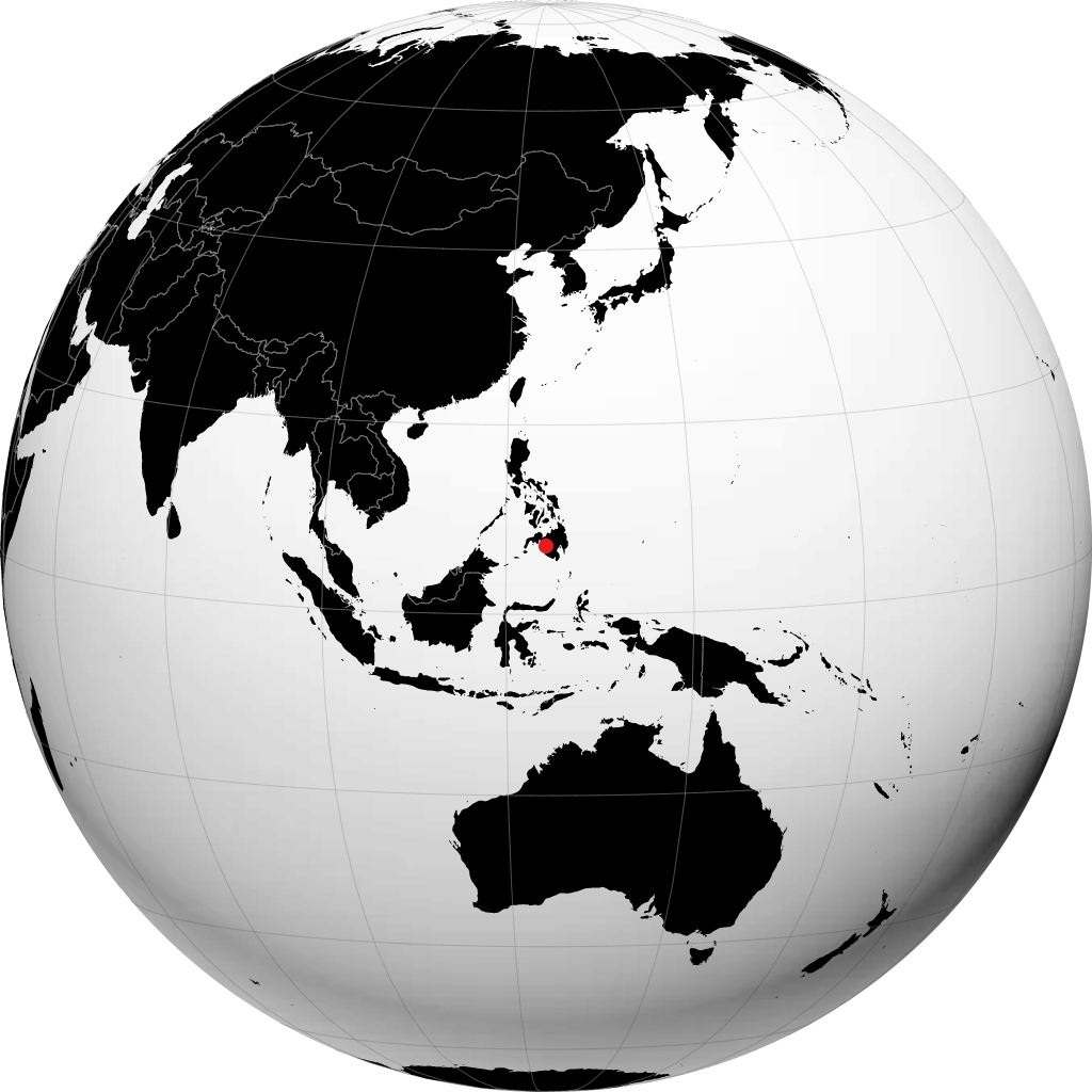 Cotabato auf dem Globus