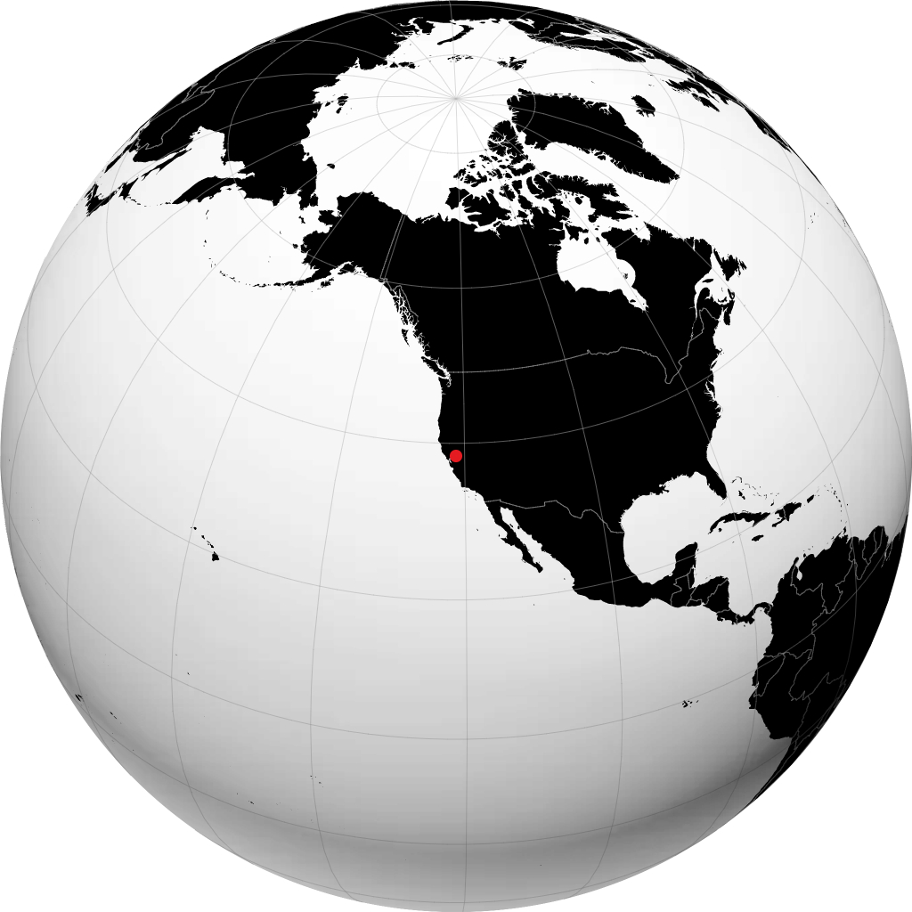 Elk Grove auf dem Globus