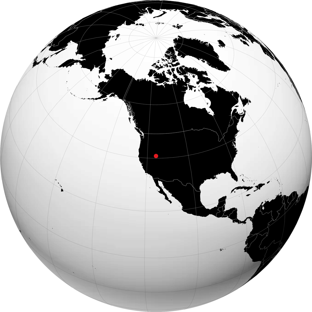 Elko auf dem Globus