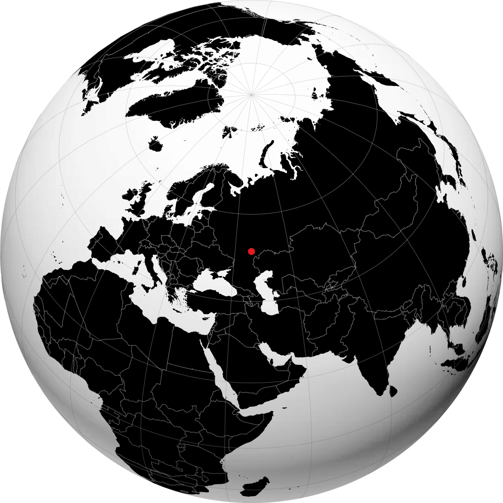 Engels auf dem Globus