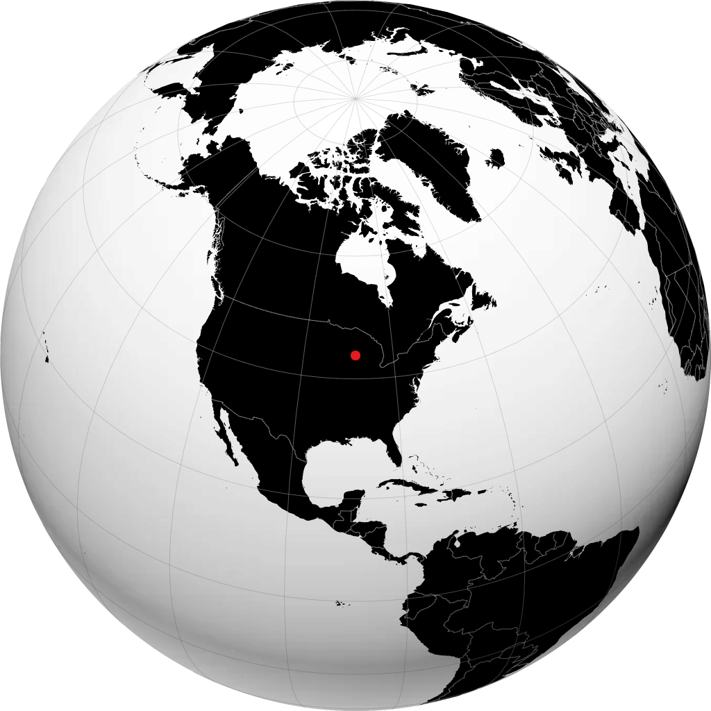 Fond du Lac auf dem Globus