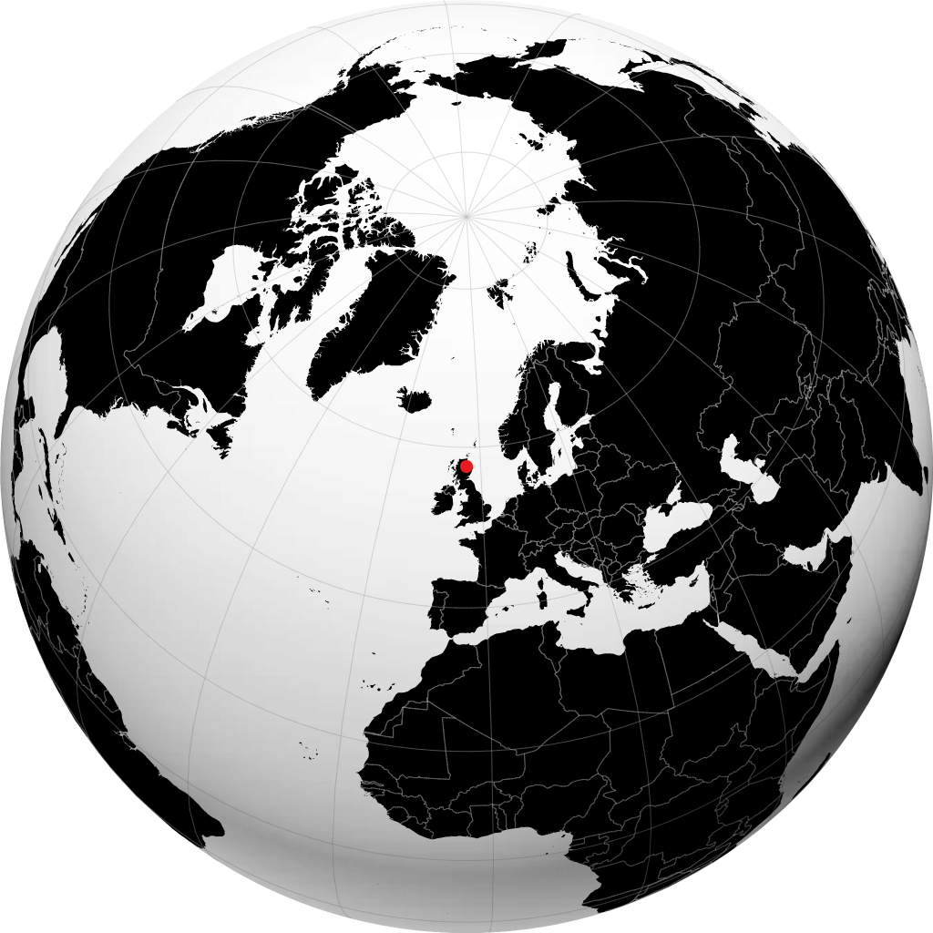 Elgin auf dem Globus