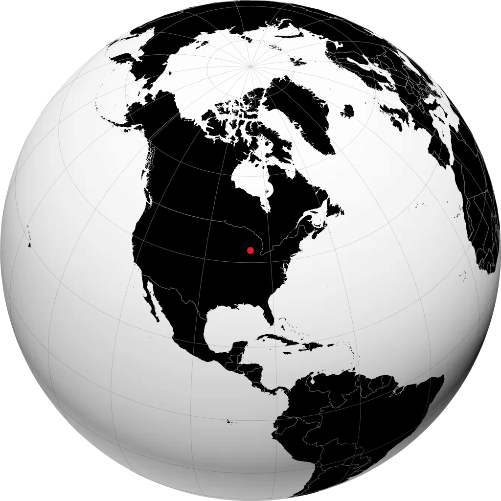 Holland auf dem Globus