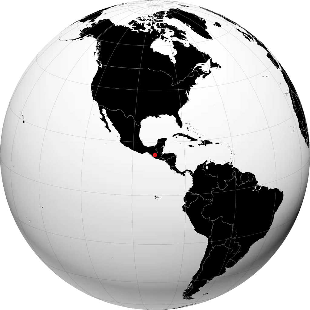 Huehuetenango auf dem Globus