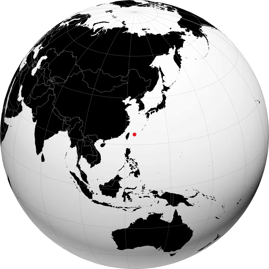 Ishigaki auf dem Globus