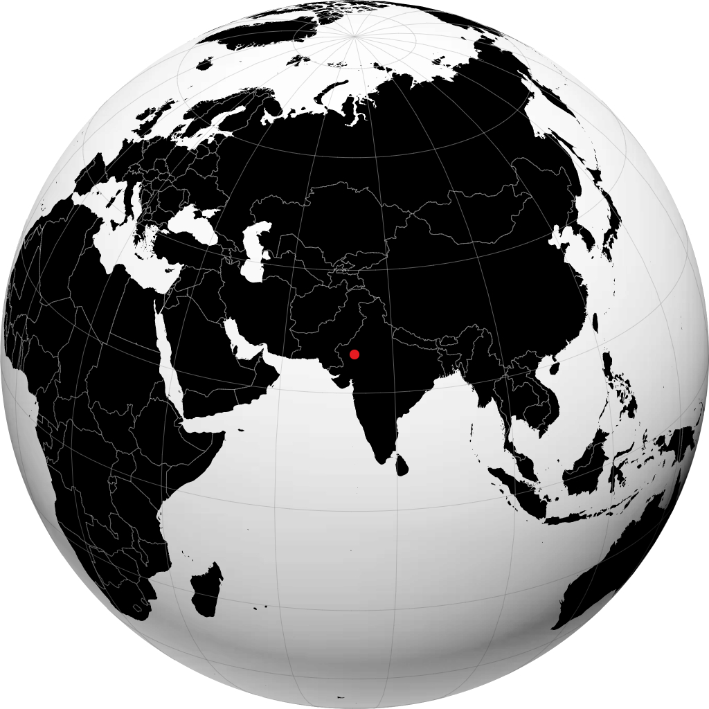 Jodhpur auf dem Globus