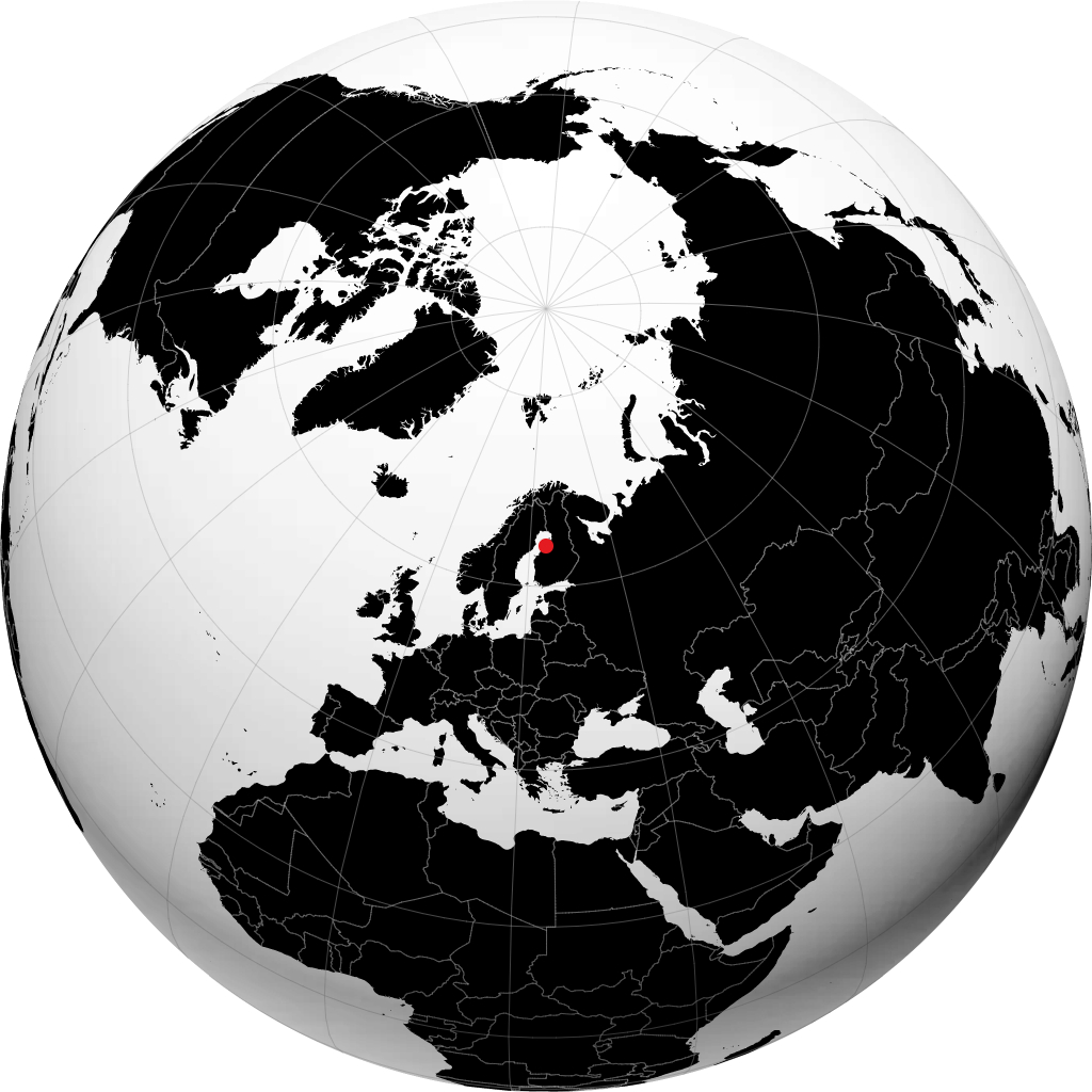 Kalajoki auf dem Globus