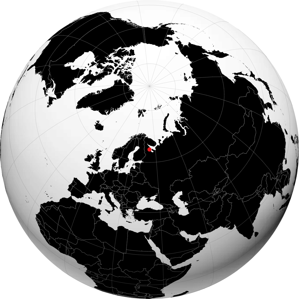 Kem auf dem Globus