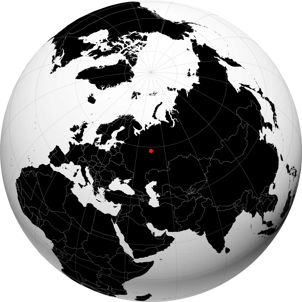 Kirovo-Chepetsk auf dem Globus