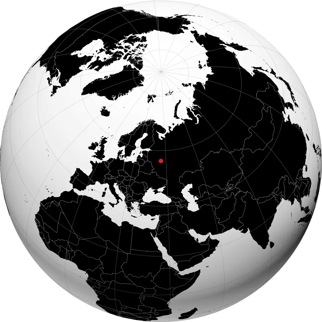 Klin auf dem Globus