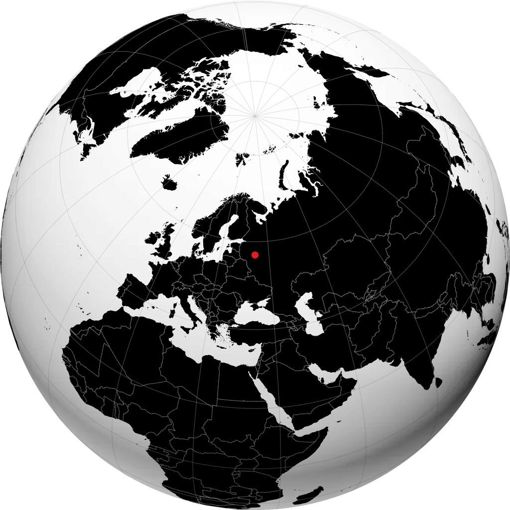 Kuvshinovo auf dem Globus