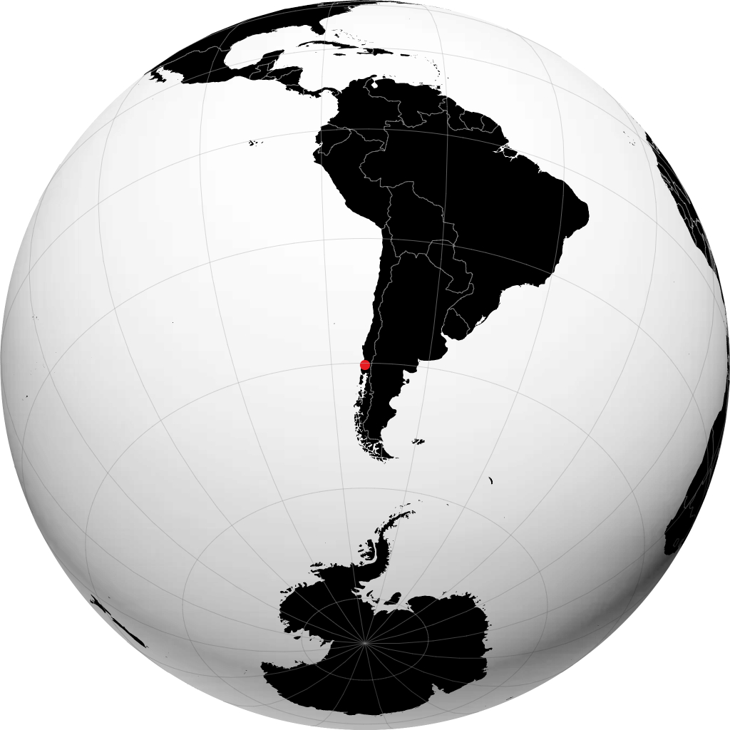 La Unión auf dem Globus
