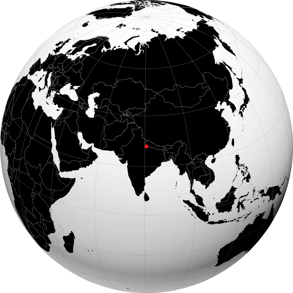Lakhimpur auf dem Globus